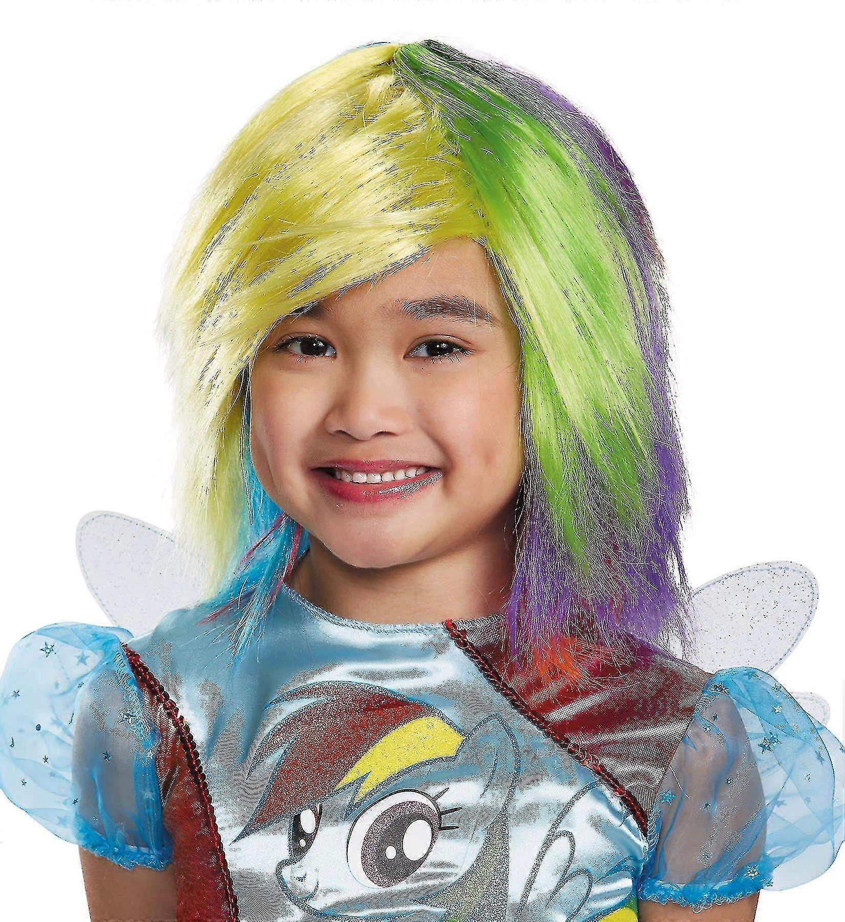 rainbow dash child wig