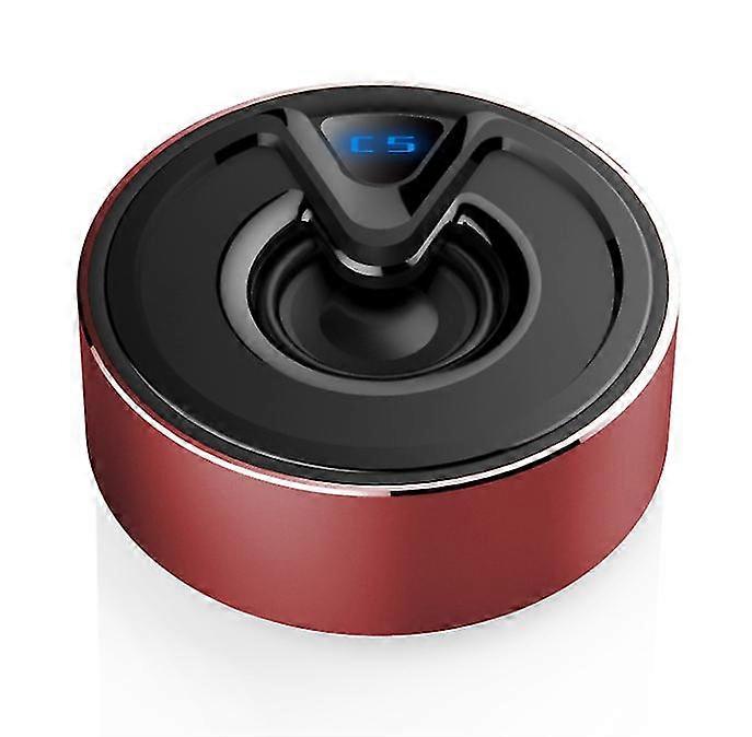Mini Subwoofer Bluetooth Speaker With Tws Dual Channel Wireless Bluetooth Mp3 Audio Player(Red)