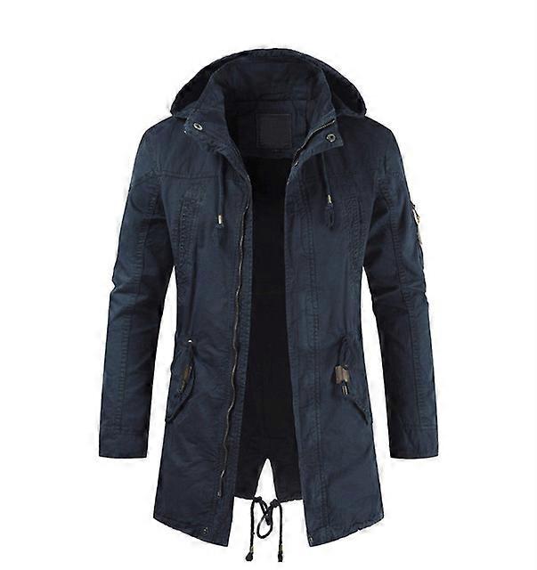 جاكيتات رجالية جديدة رجل الخندق الصدر ملابس خارجية عارضة أعلى معطف عسكري سترة واقية أزياء ملابس صامدة للرياح