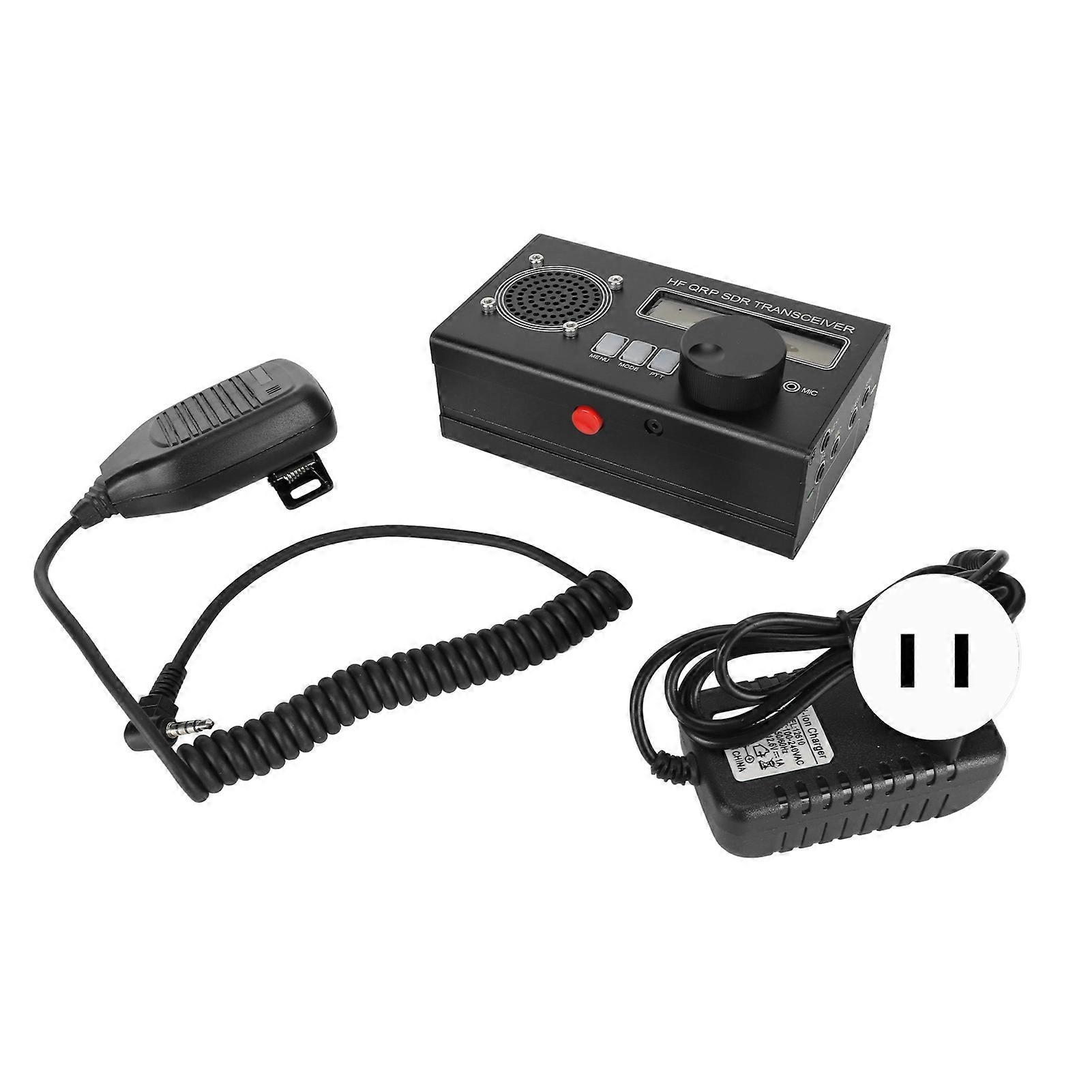 SDR Transceiver Radio Receiver Open Source USDX QRP HF 8 Band USDR Shortwave Radio Receiver Transmitter for DIY 100240V US Plug NO.8433