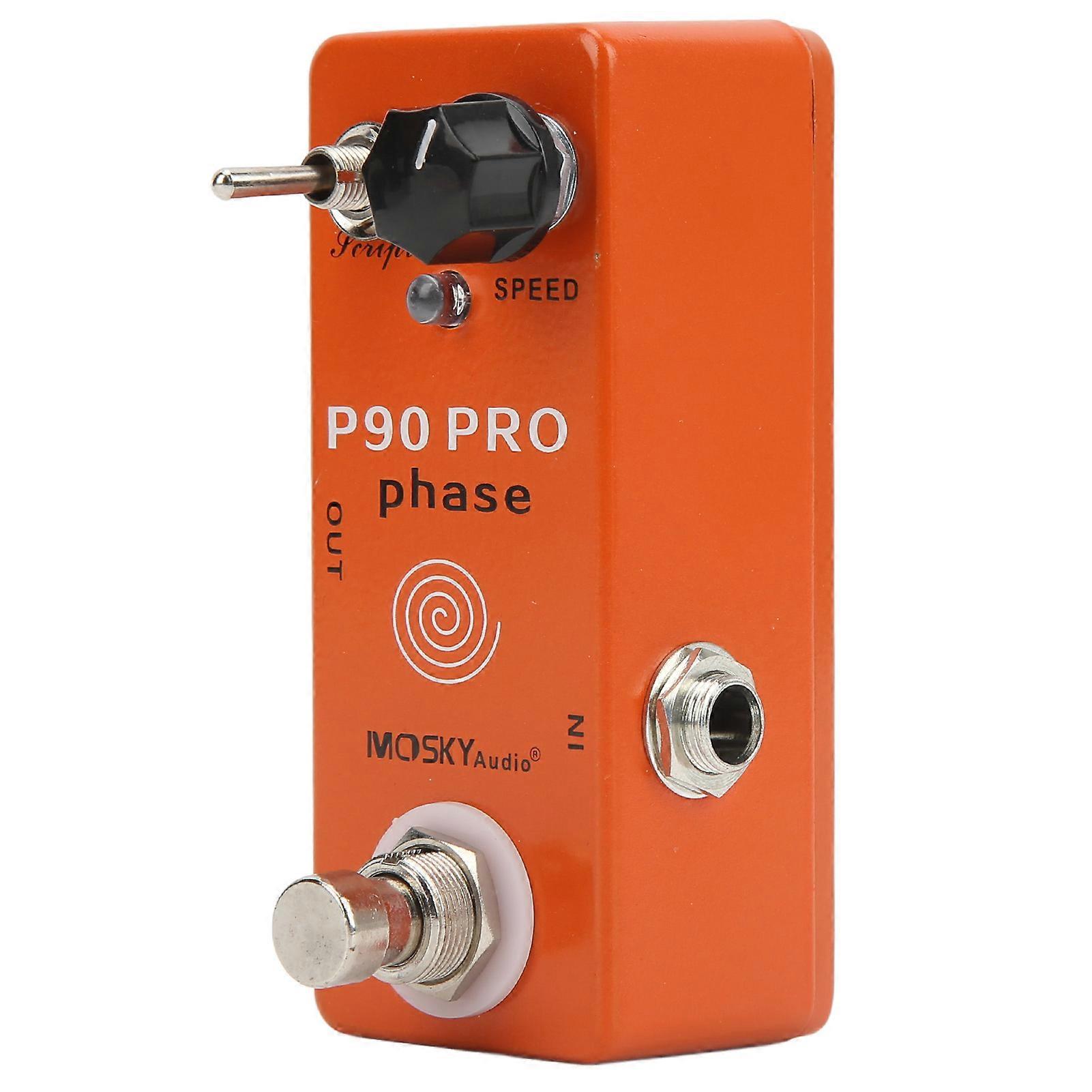 Phase Effect Metal Speed Adjustment Knob Electric Guitar Phaser Pedal with True Bypass