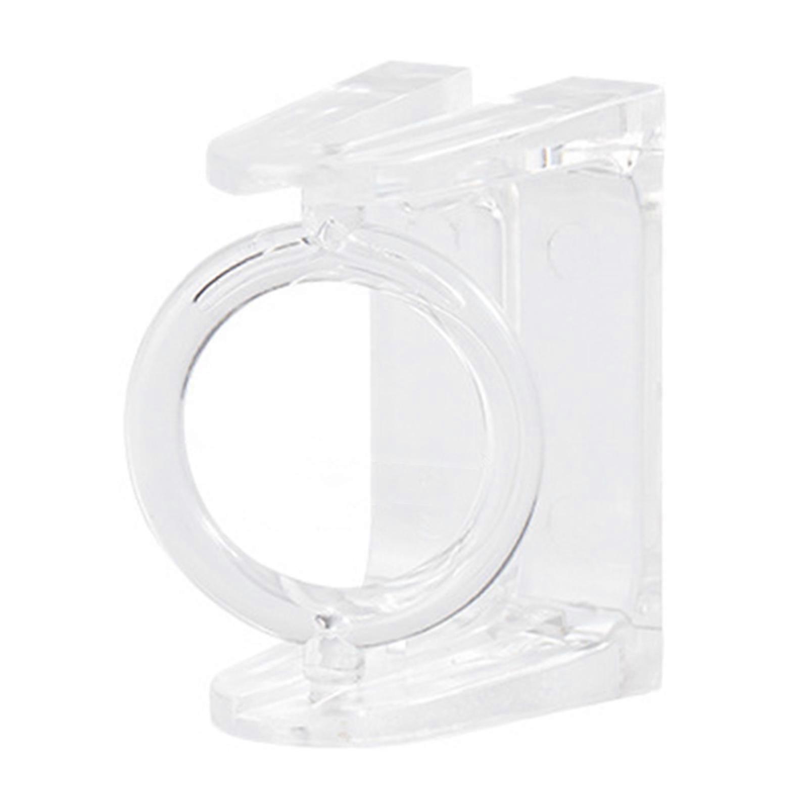 Self-adhesive Curtain Rod Holder 360 Degree Rotatable Curtain Pole Rods Wall Brackets For Home