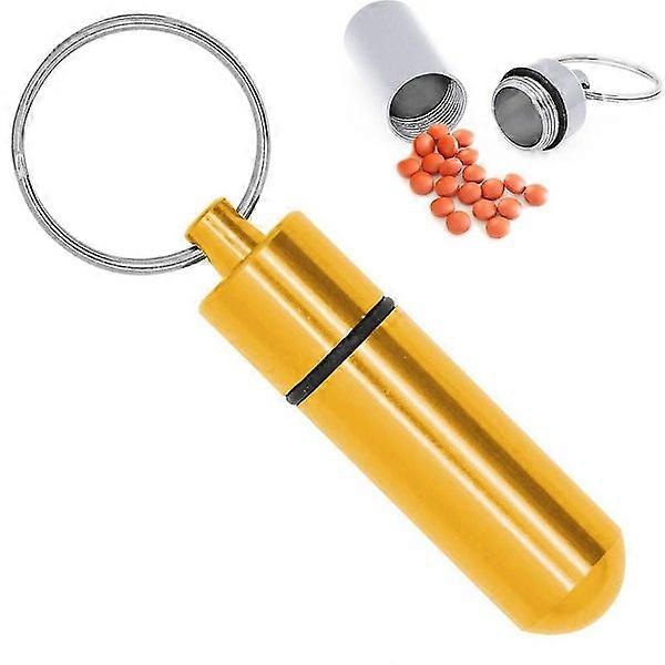 Mini Pill Box with Key Storage Compartment
