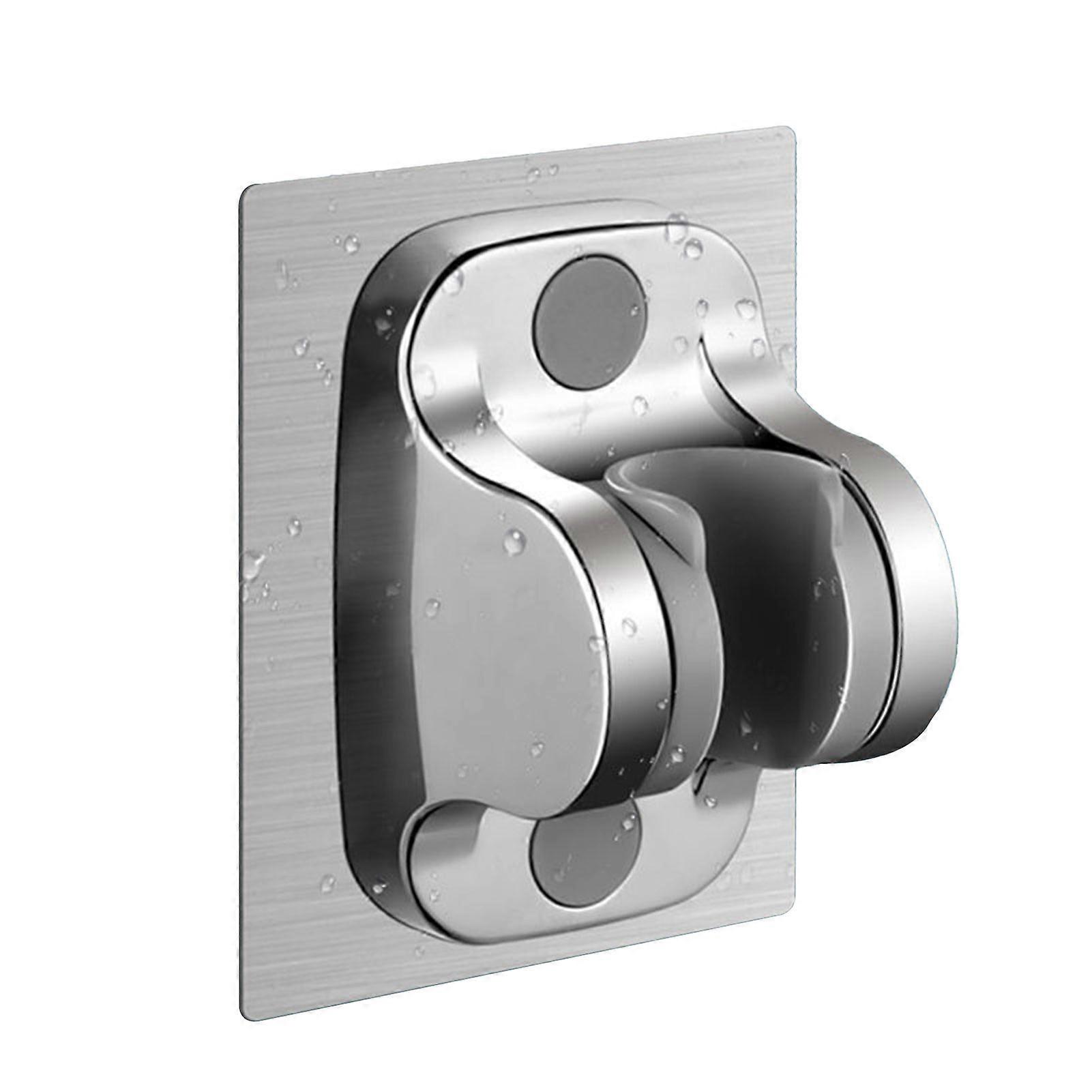 Hand Shower Bracket without Drilling Waterproof Angle Adjustables Shower Head Bracket for Bathroom