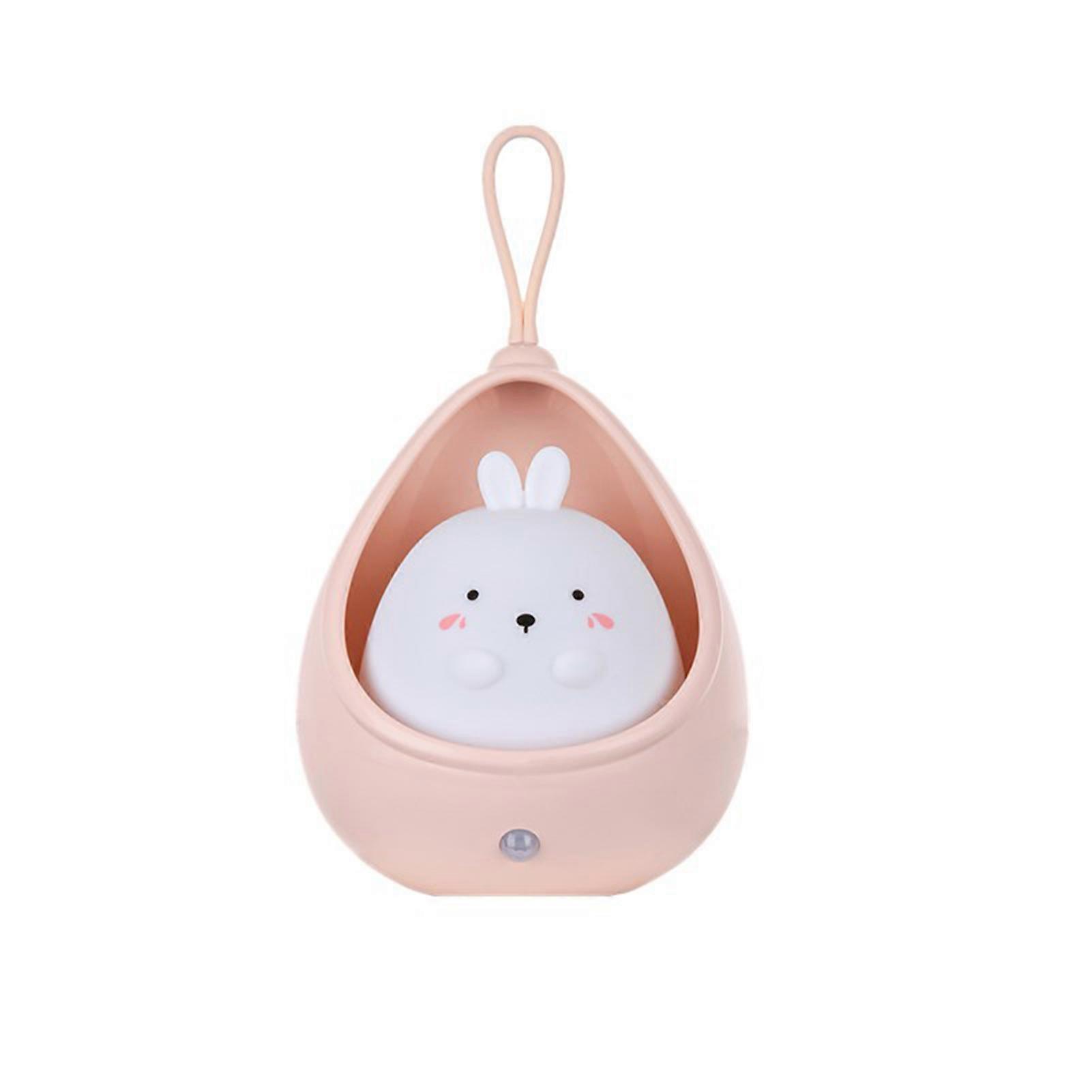 Auto-Induction Bedside Table lamp with White Warm Light Night Lamp for Nighttime Walking Travelling