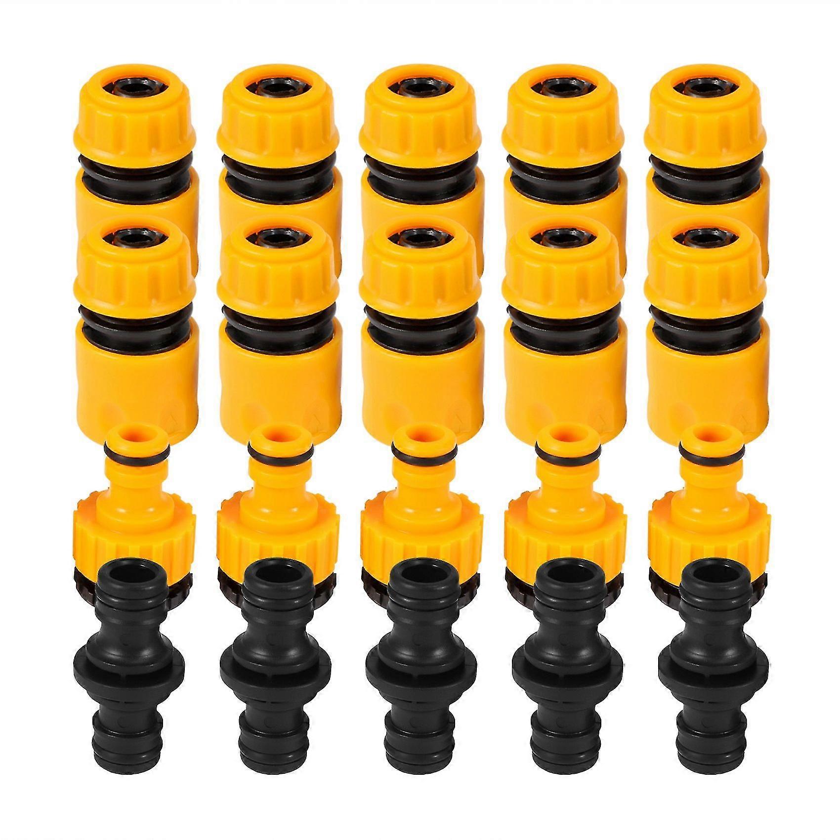 20 Pcs Garden Hose Connector Set, Connector Hose End Connector Double Hose Extender Hose Quick