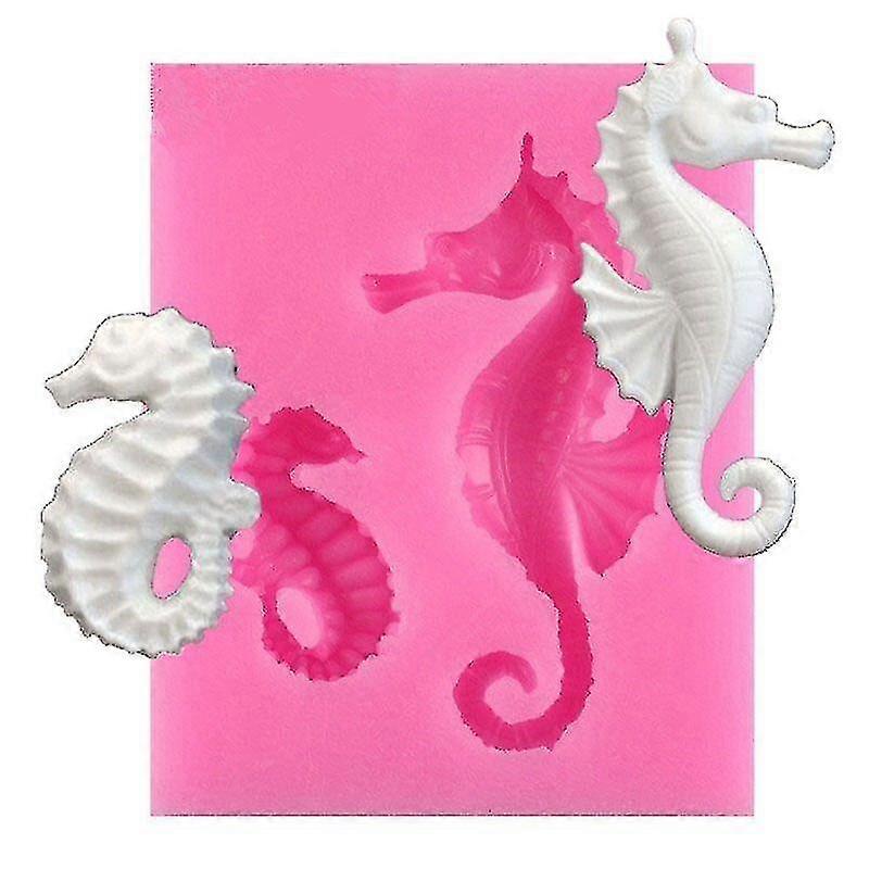 Hmwy-3d Silicone Hippocampus Sugar Mold Cake Decor