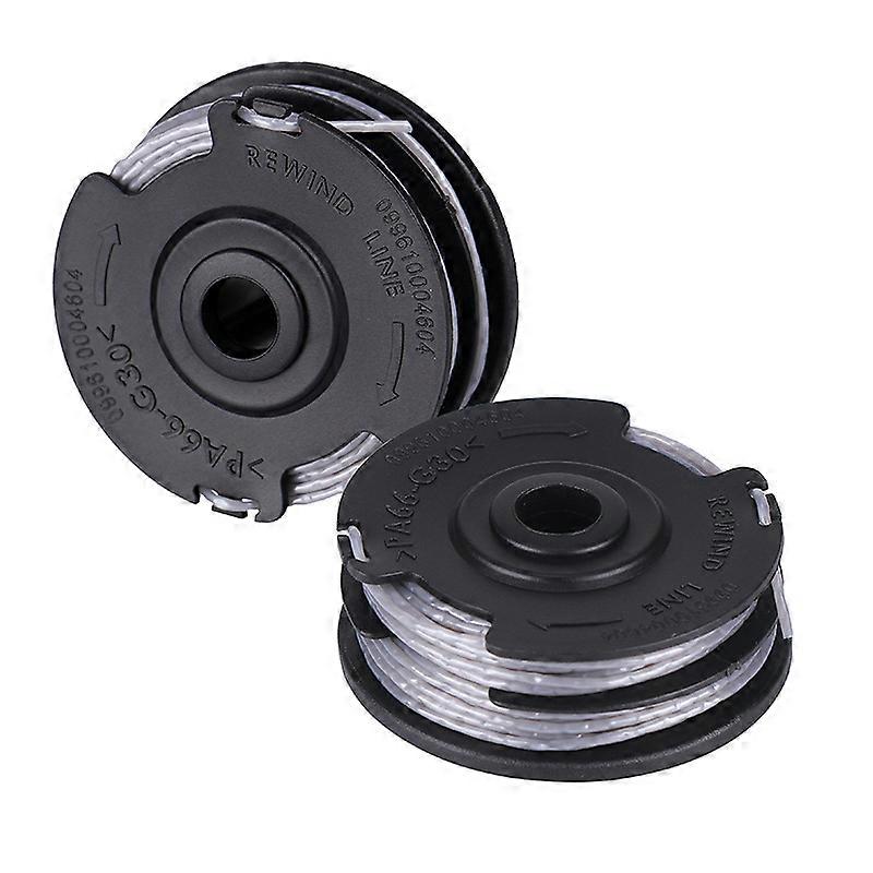 3-pack Replacement Lawn Mower Replacement Spool Nylon Double Layer Gray Mowing Line