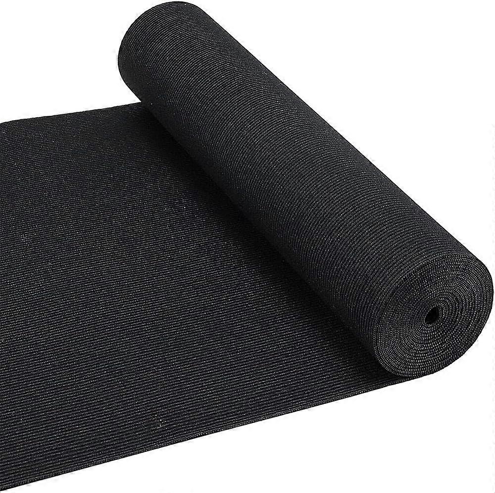 ウェビングガーメントソーイングアクセサリー用ラテックスウルトラワイドフラット弾性ゴムバンドブラック300mm 1m