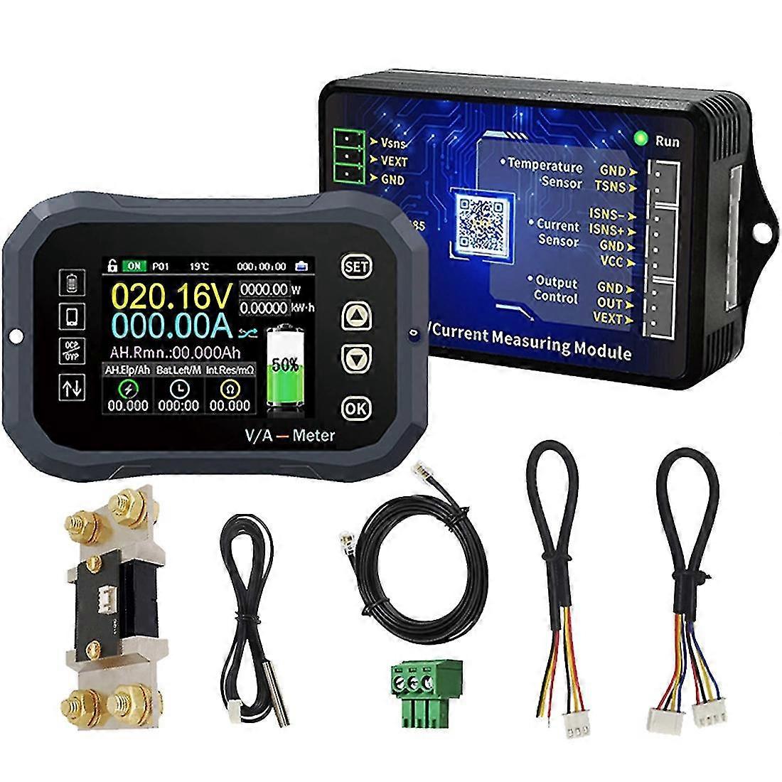 Kg-f App Battery Coulometer 600a High Precision Coulomb Meter Bt Battery Indicator Tester Lcd Displ