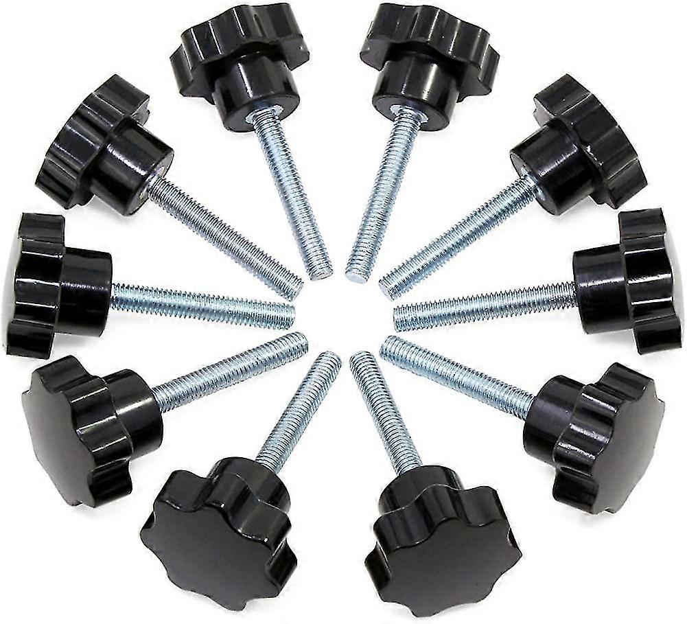 M6x40 Star Buttons. Heilwiy Female Thread Knurled Knob. Heilwiy Black Plastic Handle Tightening