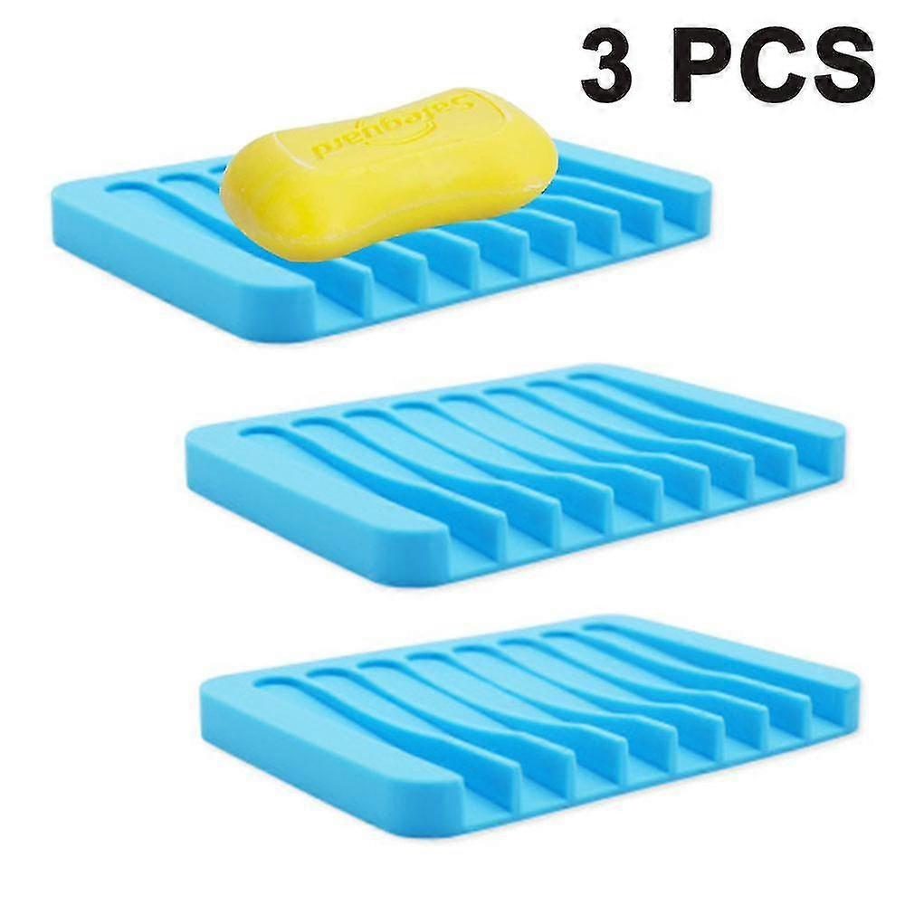 3pcs Soap Dish Easy Cleaning