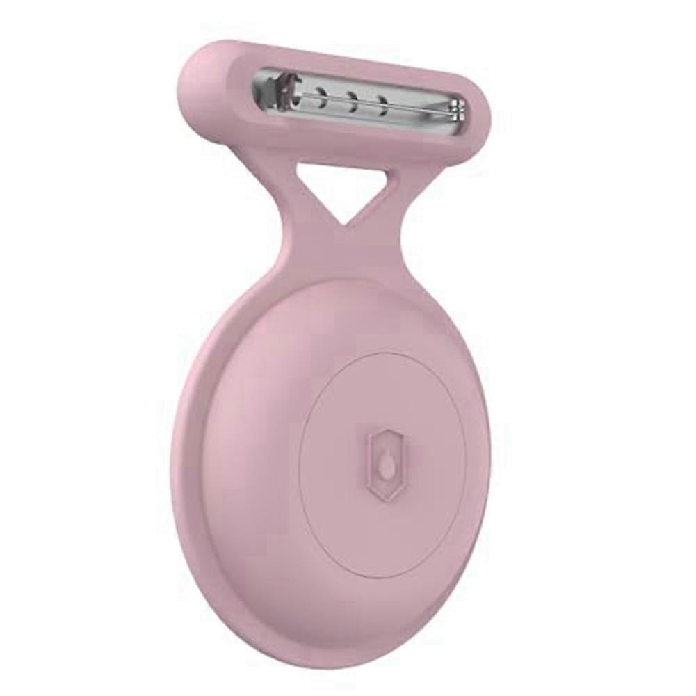 For Waterproof Holder Case with Brooch Anti-Lost GPS Tracker Case for Kids & Elderly Pink