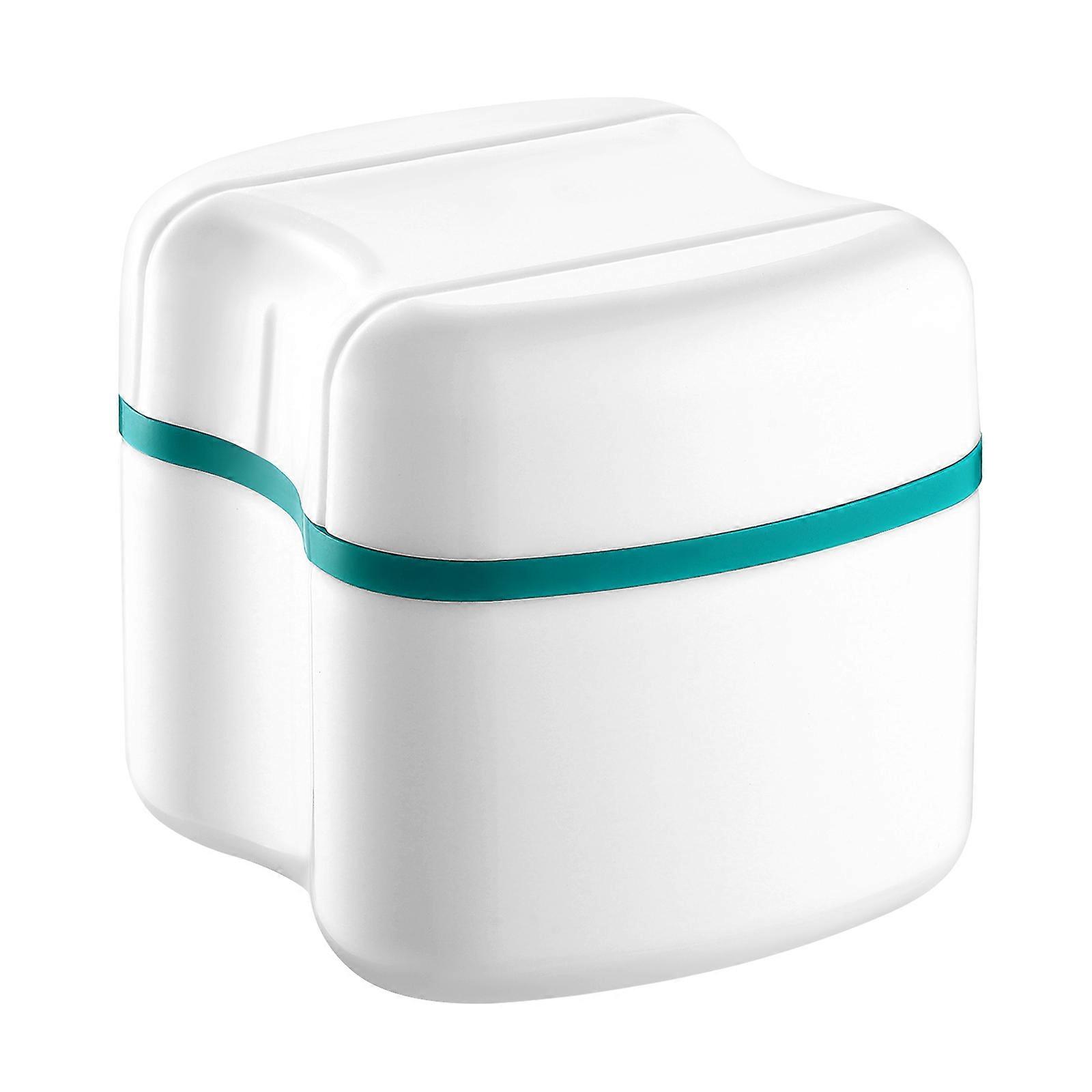 1pc Denture Storage Container Plastic Denture Storage Box Retainer Storage Holder Denture Retainer Case