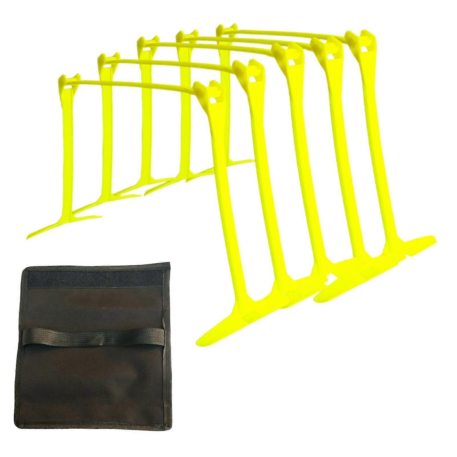 משוכות זריזות מהירות משוכות אימון מהירות ילדים למשחקים אימון כדורגל ירוק ניאון