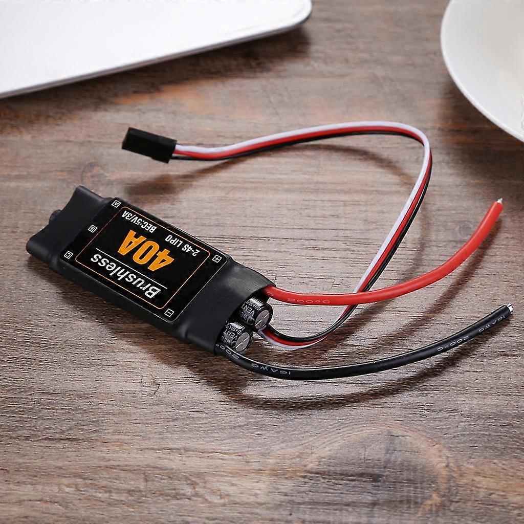 40A Brushless ESC Drone Aircraft Parts Component Accessories Speed Controller - Long