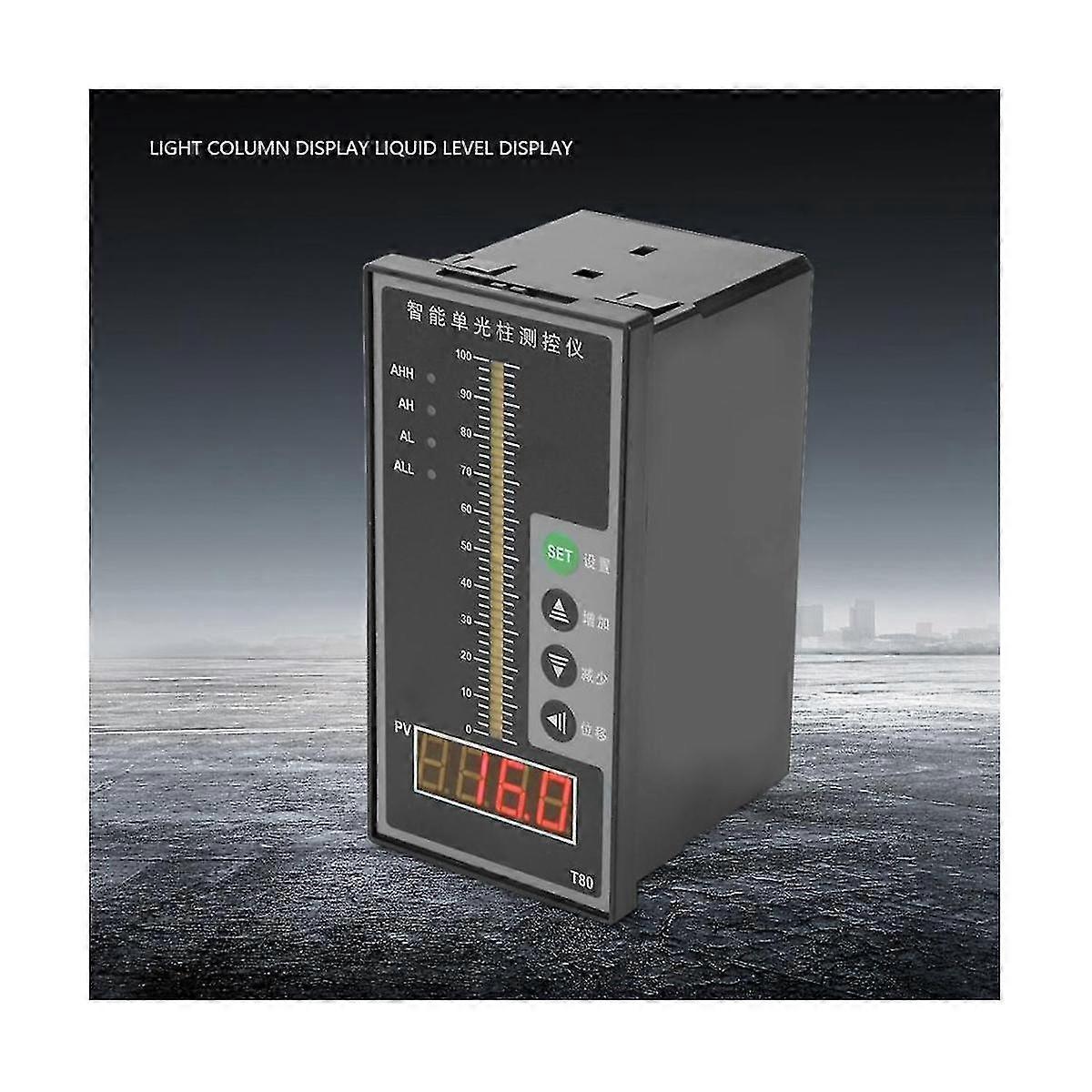 Contrôleur De Pression Intelligent T80 Avec Affichage Colonne Lumineuse - 4-20mA, 220V