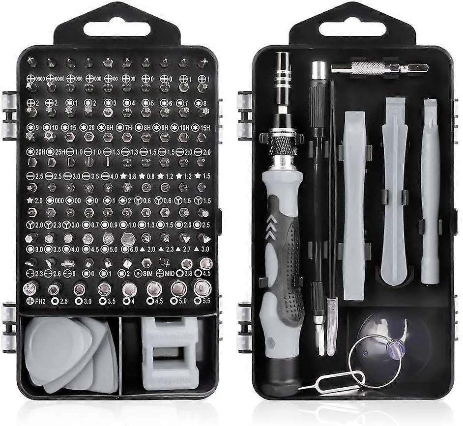 115 in 1 Precision Screwdriver Kit Tools, Portable Magnetic Precision  Screwdriver Repair Tools(Gray)