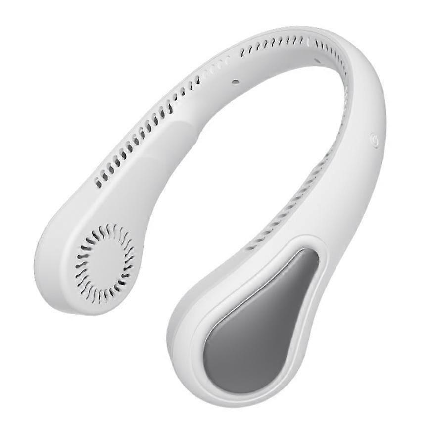 usb charging leafless hanging neck fan