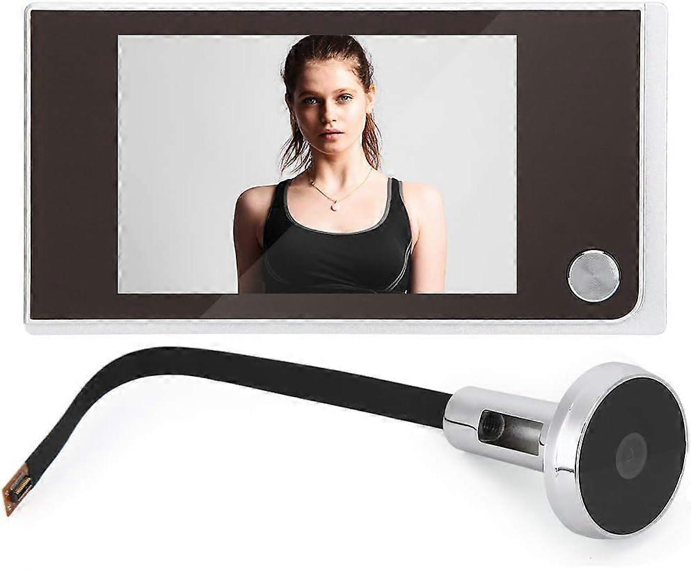 Home Video Doorbell 3.5" Digital LCD Security Camera 120 Degree Peephole Viewer Photo Visual Monitoring Electronic Cat Eye Camera