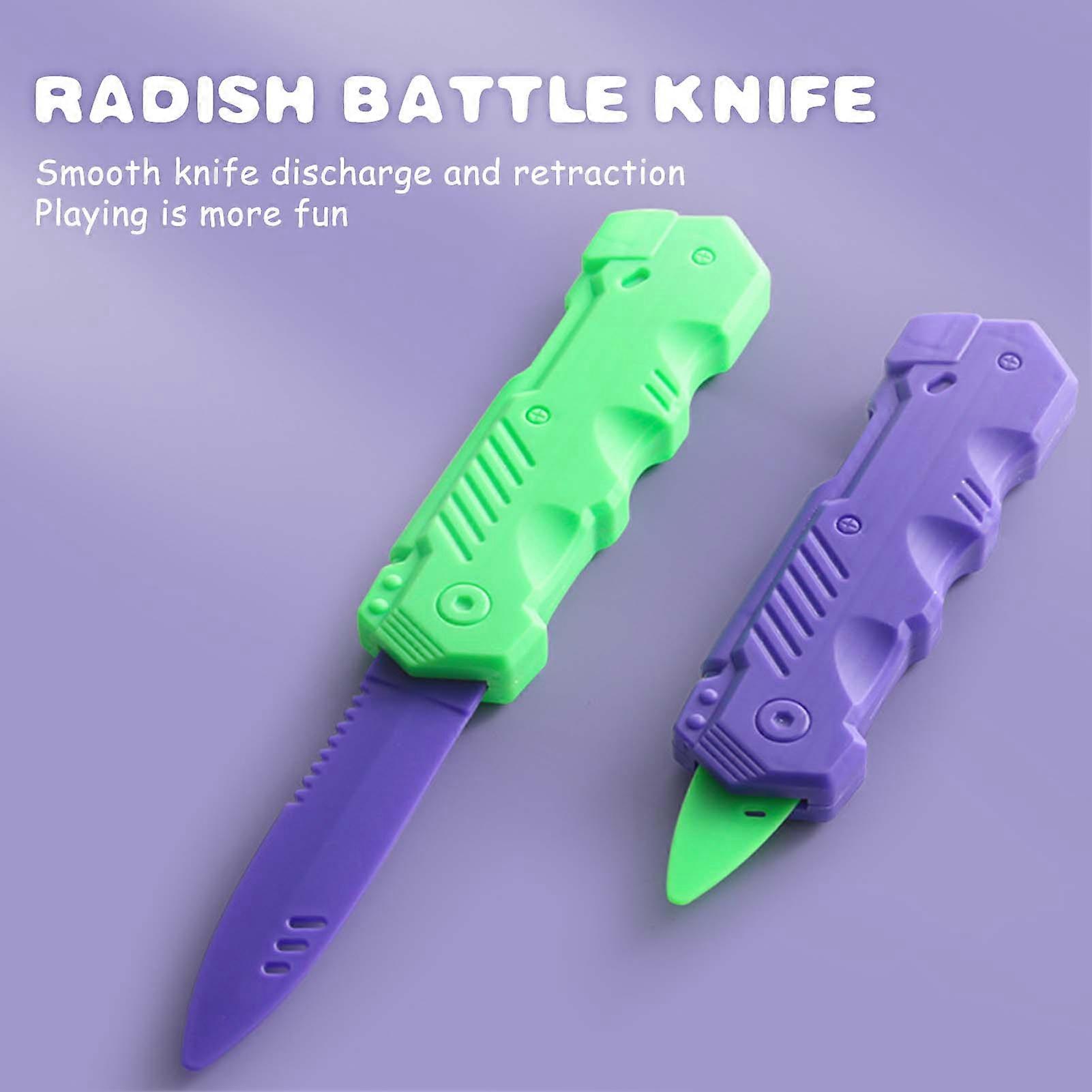 3D Gravity Knife Carrot Knife Toy Portable Compact Decompression Anti-anxiety Sensory Toys for Kids Adults Anxiety Stress