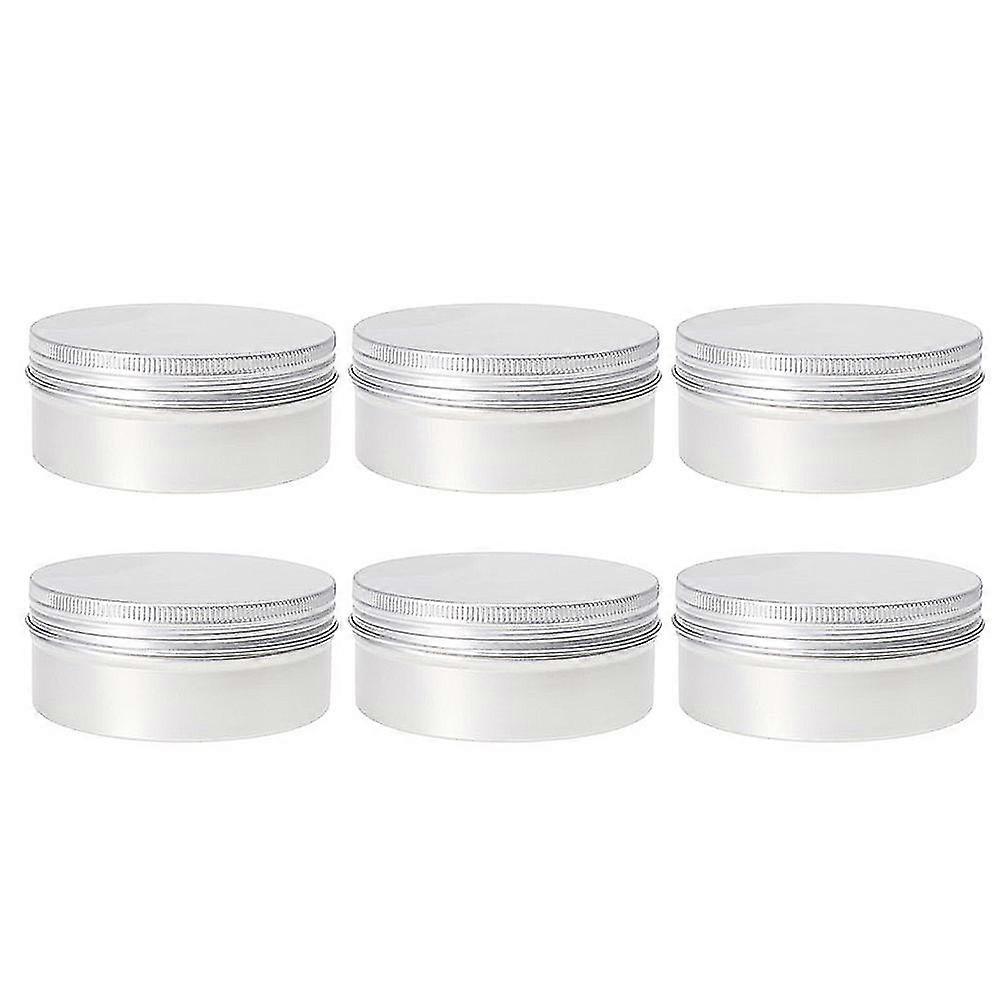 8pcs 100ml Cosmétiques Boîte de rangement Creative Aluminium Case Pratique Crème Boîte De Voyage