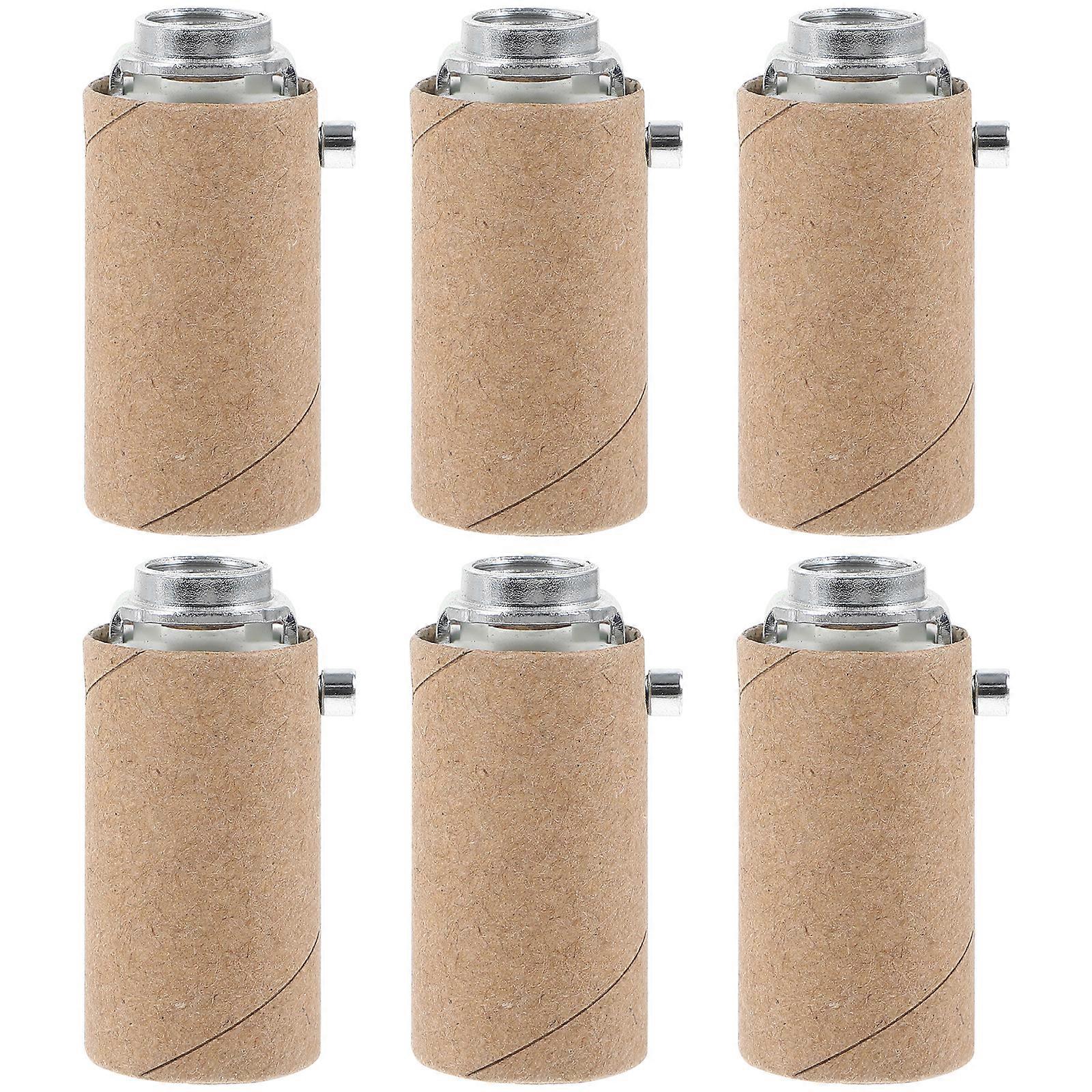 6pcs Candelabra Socket E12 Base Replacement Light Bulb Holder Lamp Part For Making Lamp