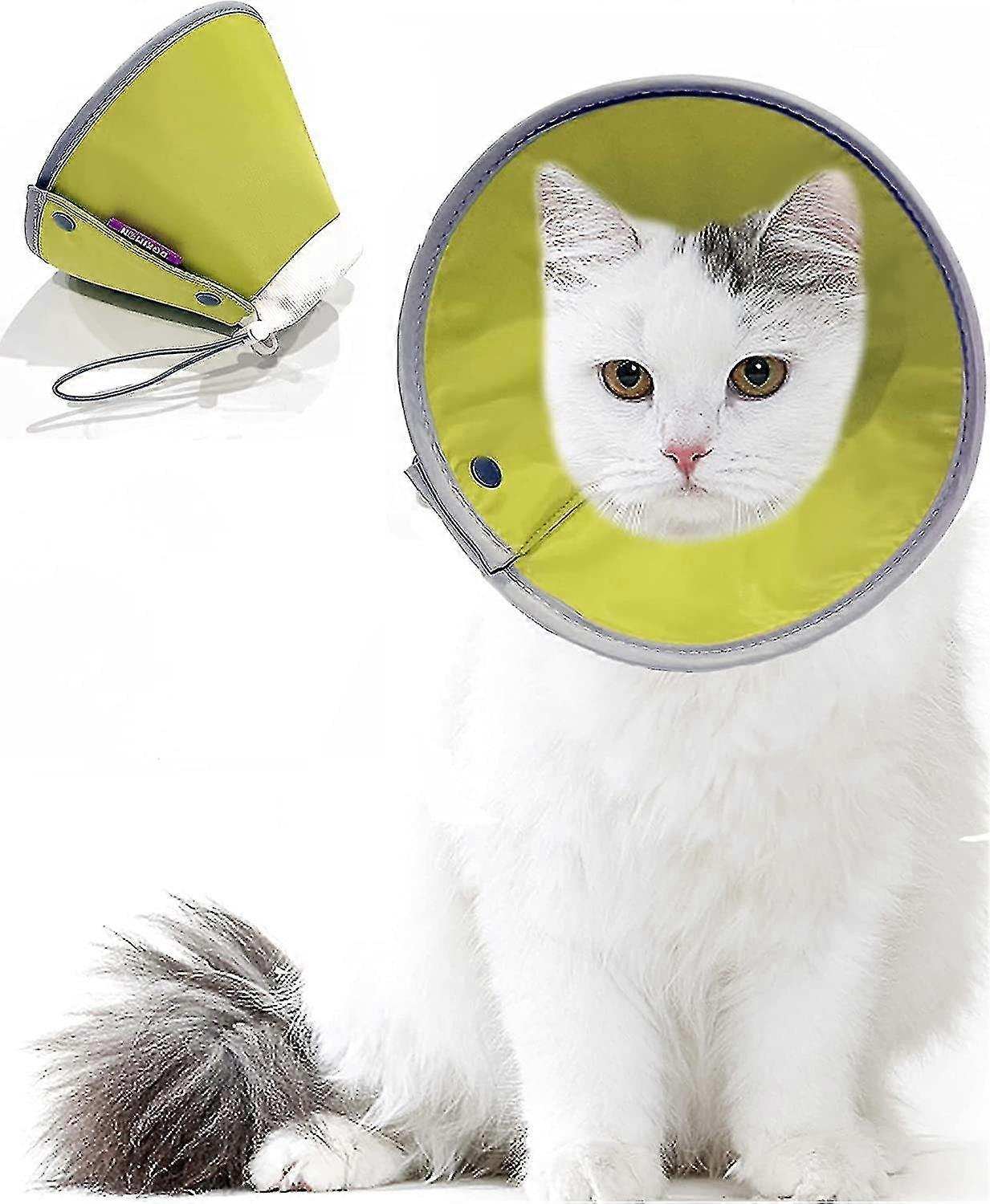 Cat Cone Collar Soft, Adjustable Cat Recovery Collar, Cat Cones After Surgery, Elizabethan Cat Collar Neck Cone For Cats Kittens