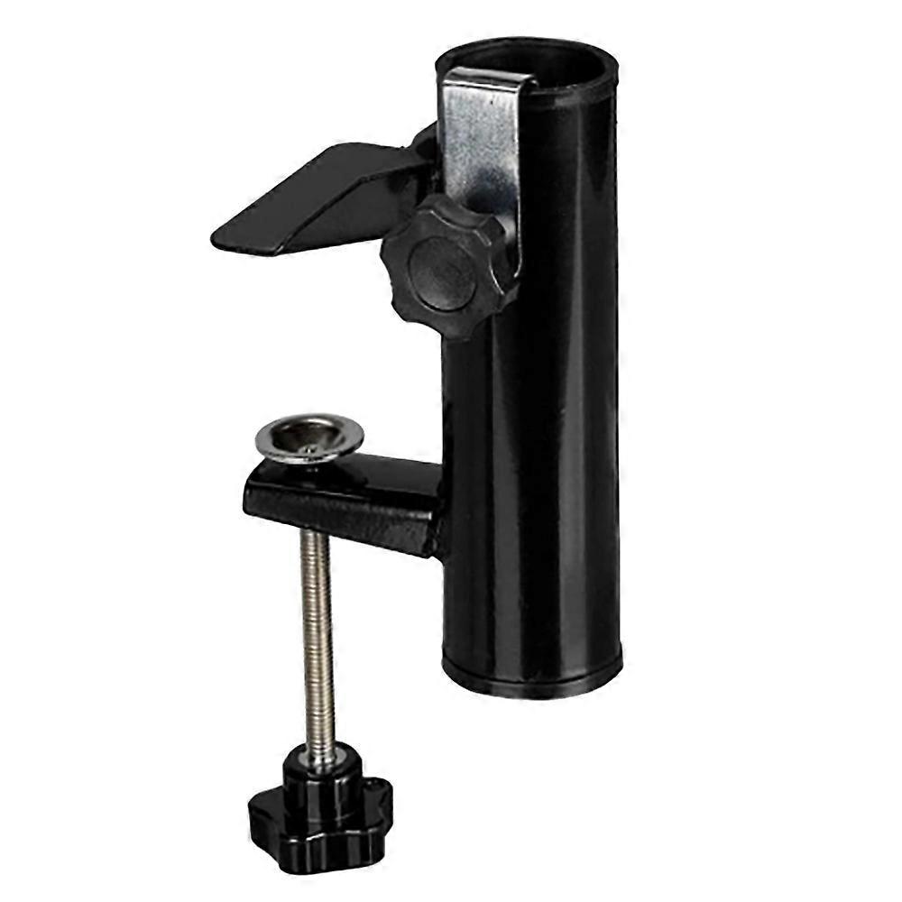 Portable Parasol Holder Bracket Umbrella Stand Fixed Clip Not Easy to Rust Support Stand for Courty