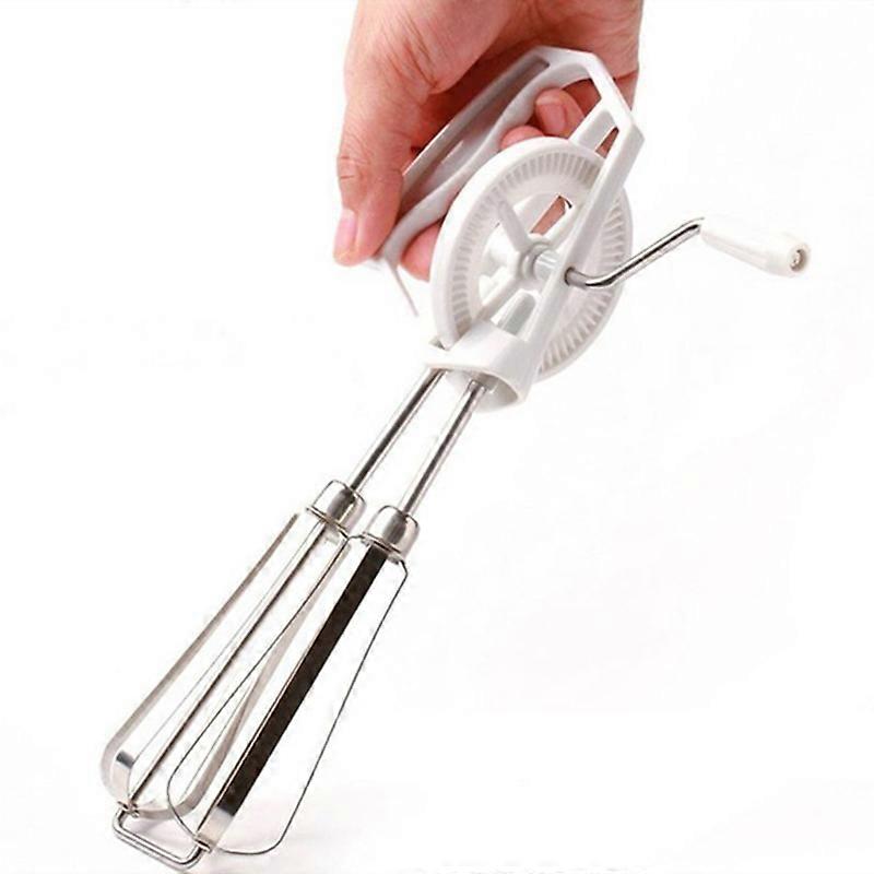 Manual Hand Whisk Egg Beater Mixer Blender Stainless Steel Kitchen