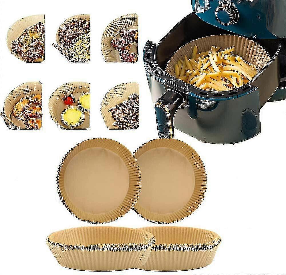 50/100 Pcs Air Fryer Disposable Paper Liner Non-stick Pan Parchment Baking Paper