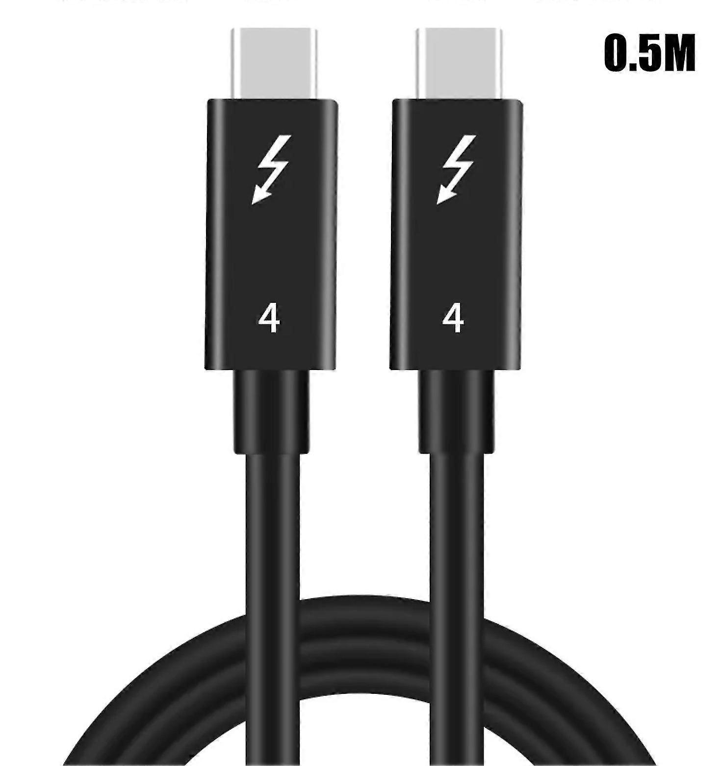 USB-C Cable 40Gbps 100W 5A Type-C Data Cable Video for Macbook Thunderbolt 4