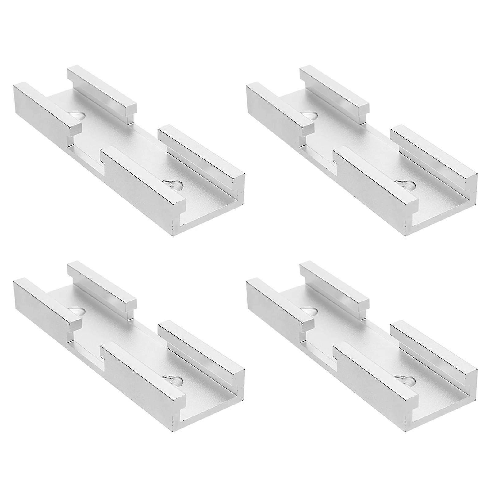 80mm T-track Rail Tool Slides Miter Jig Furniture Slot Connector
