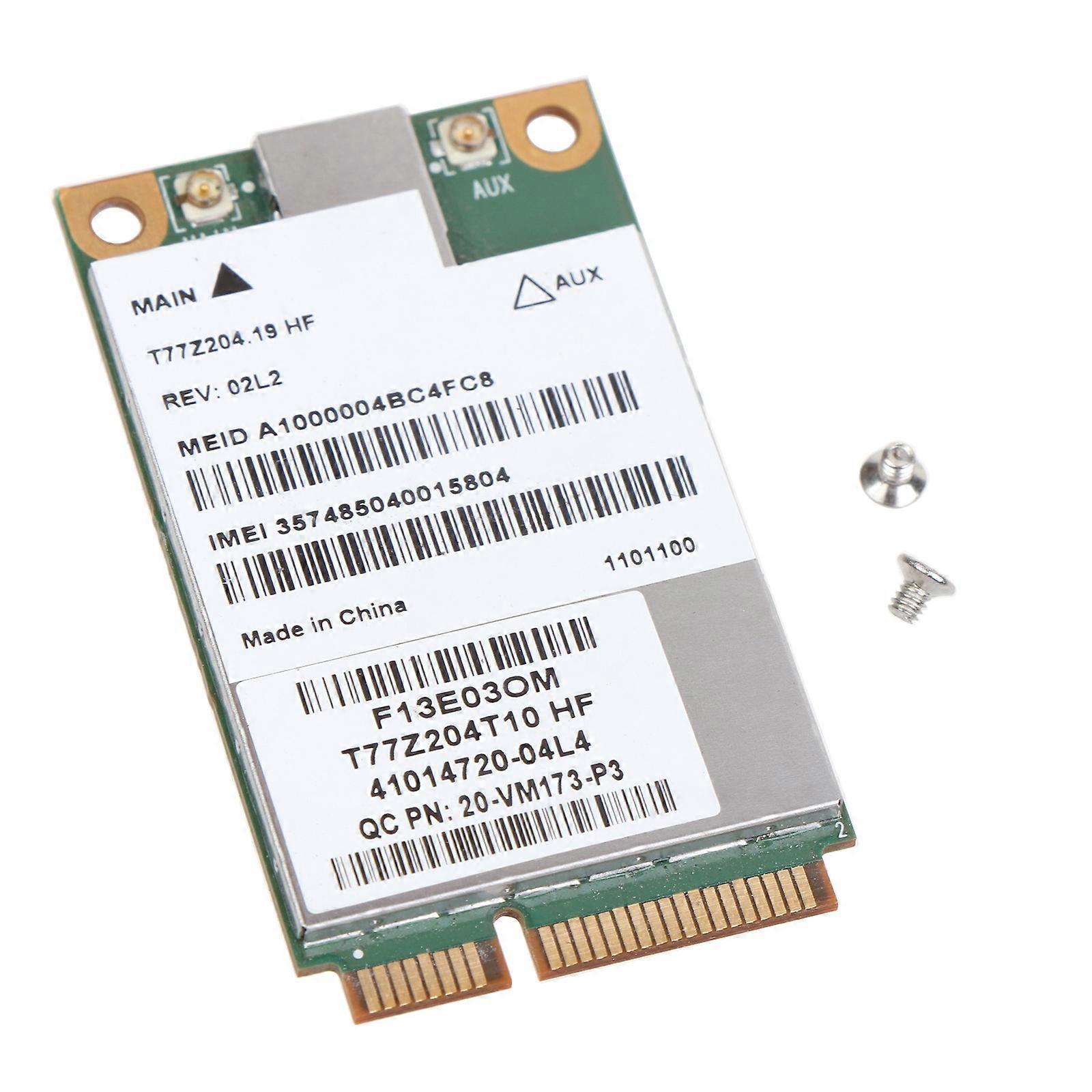 WWAN Card 3G Wireless Mobile Broadband Flash LED Output 1 SIM Interface 1.8