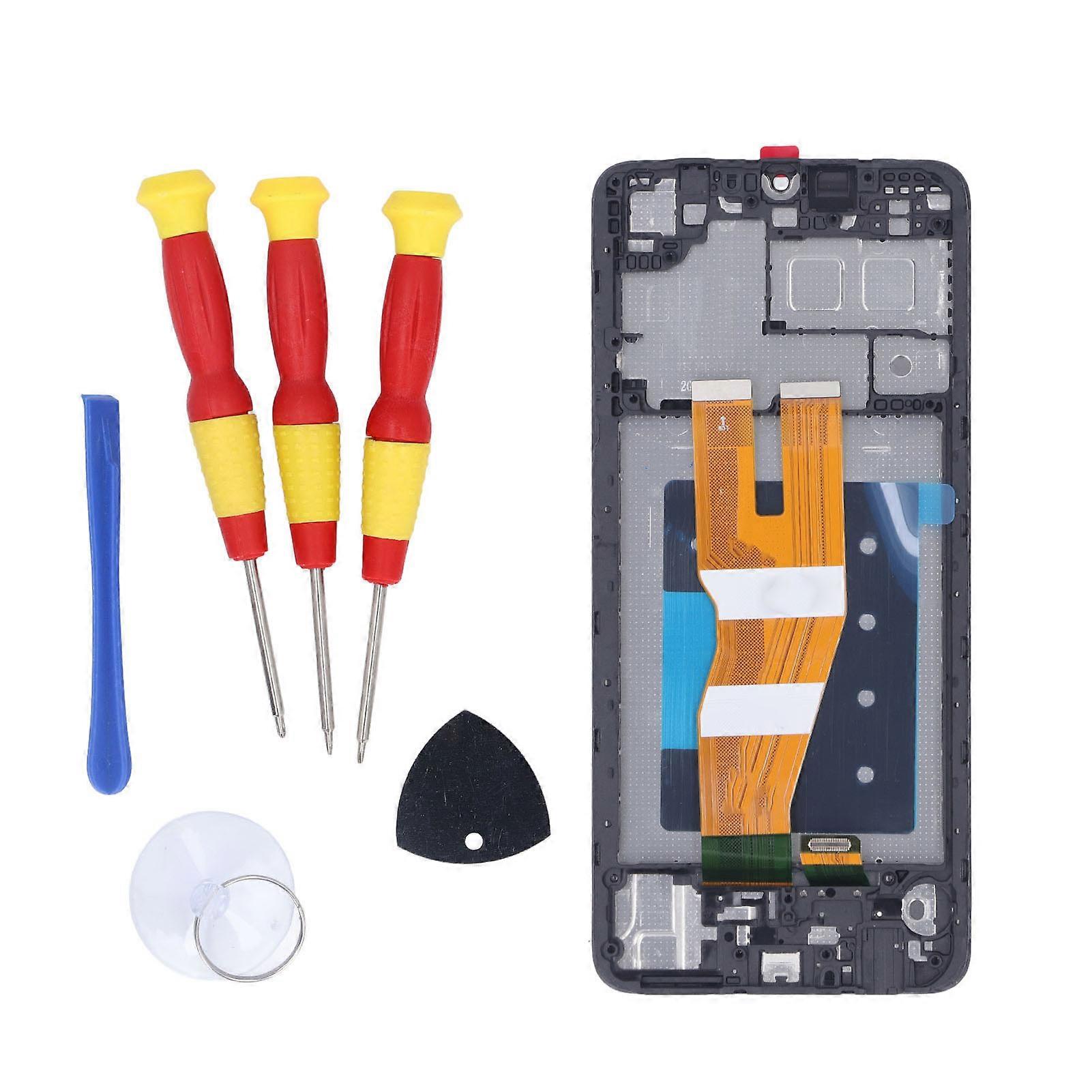 Screen Replacement for A05 2023 AO55F Phone LCD Display Touch Screen Digitizer Assembly with Frame and Repair Tools
