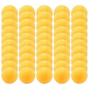 alta qualidade 50 Pcs 40 milímetros bolas de treinamento de tênis de mesa, bolas de pingue-pongue, Yelow/branco aleatório