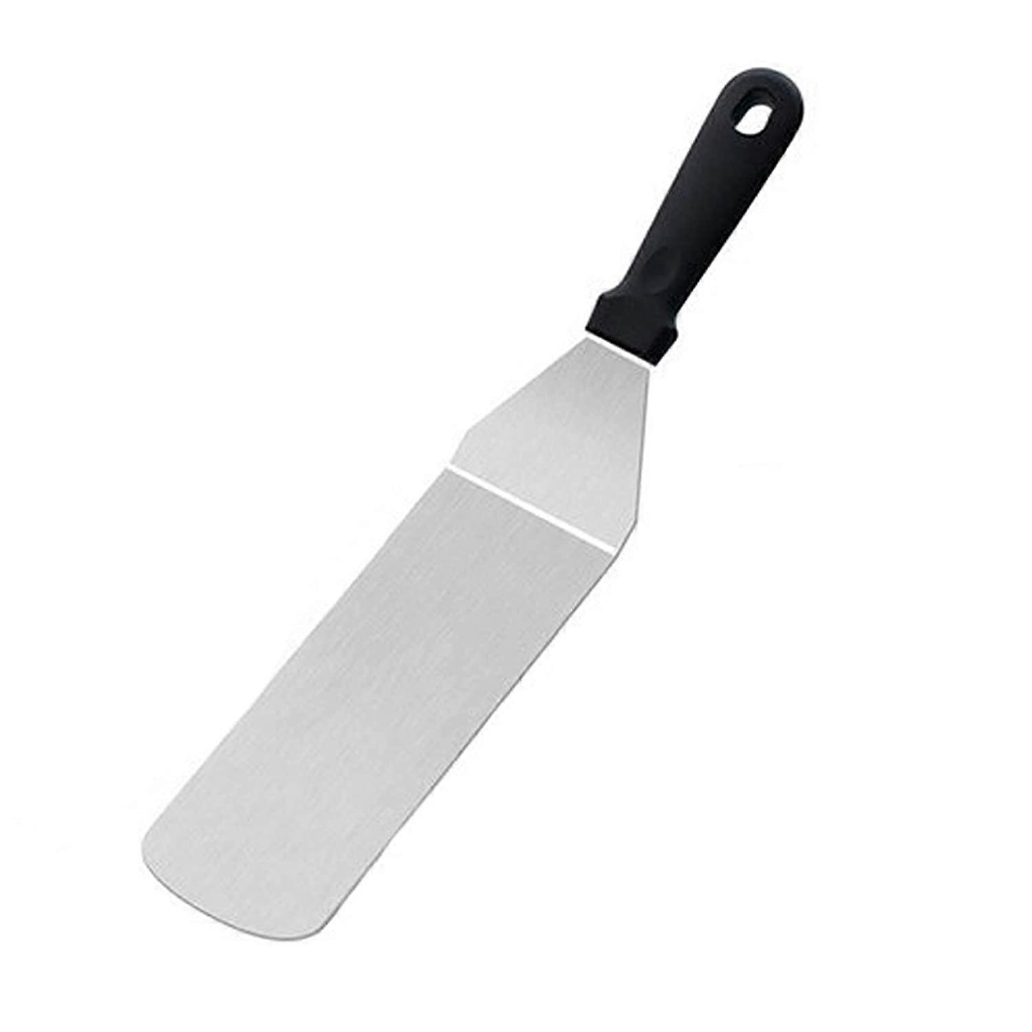 Long and dense spatula stainless steel barbecue tool