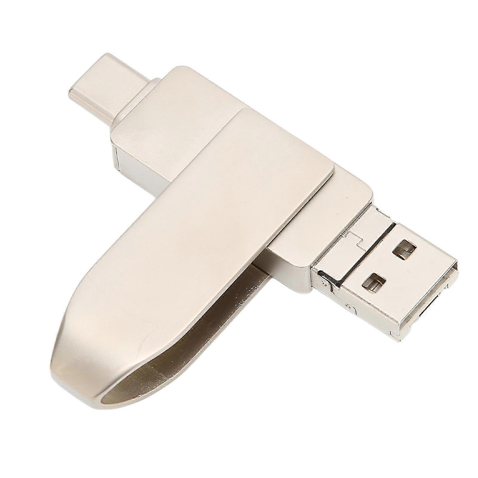 USB C Flash Drive 256GB OTG Dual USB A 3.0 Plug and Play Memory Stick