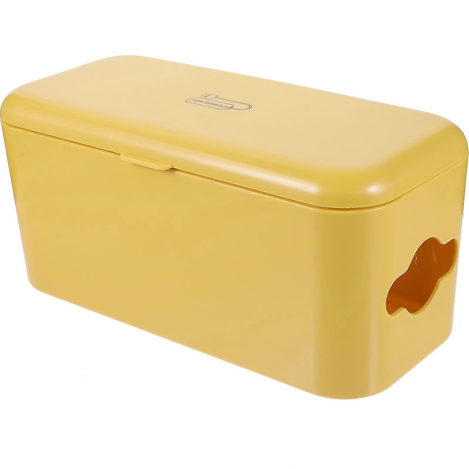 1pc Cable Storage Box Socket Case Power Plug Arrangement Box Wall Storage Box