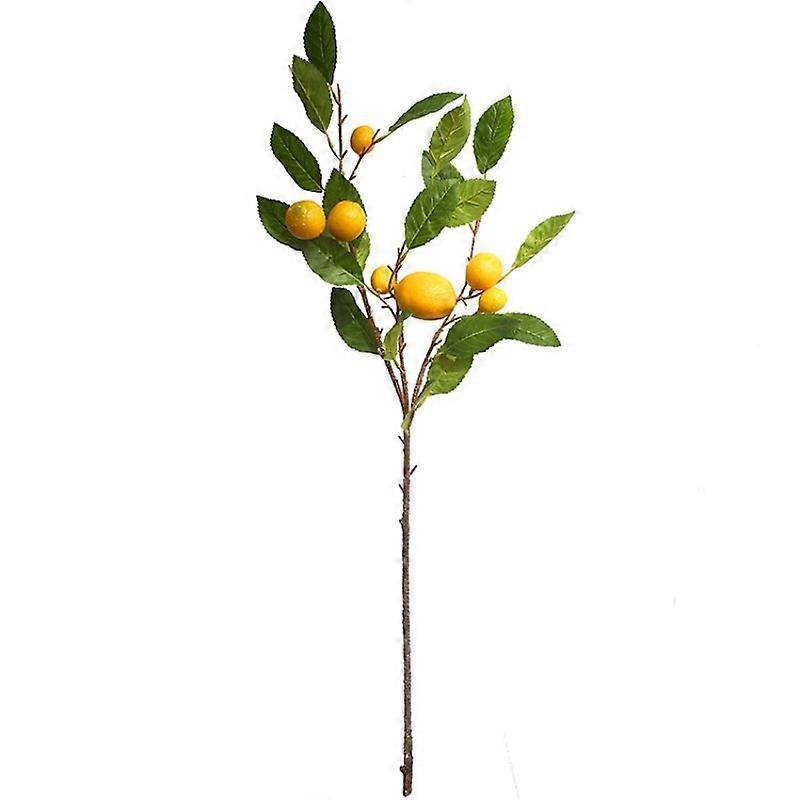Simulation Lemon Branch Artificial Flower Decoration