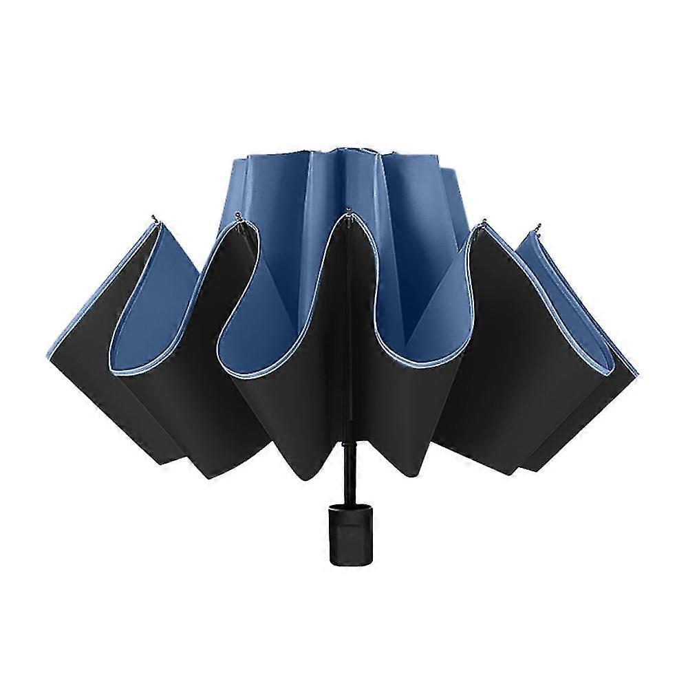Sun Umbrella, Pocket Umbrella With Auto Open Compact Sun Umbrella, Lightweight And Backpack Carry With Essential For Outdoor Summer(blue)