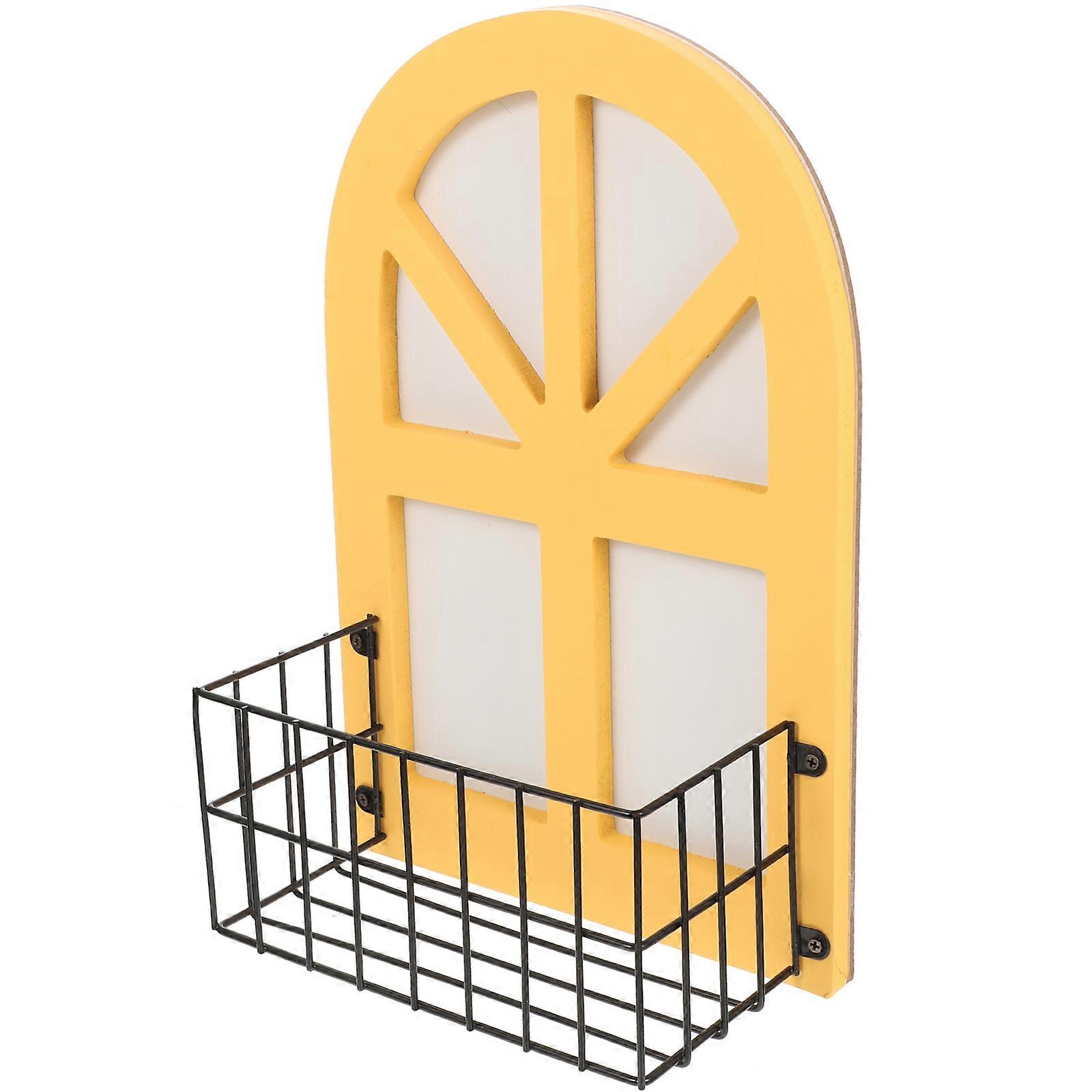 Wall-mounted Multipurpose Storage Basket Retro Sundries Organizer Shelf Bathroom Rack