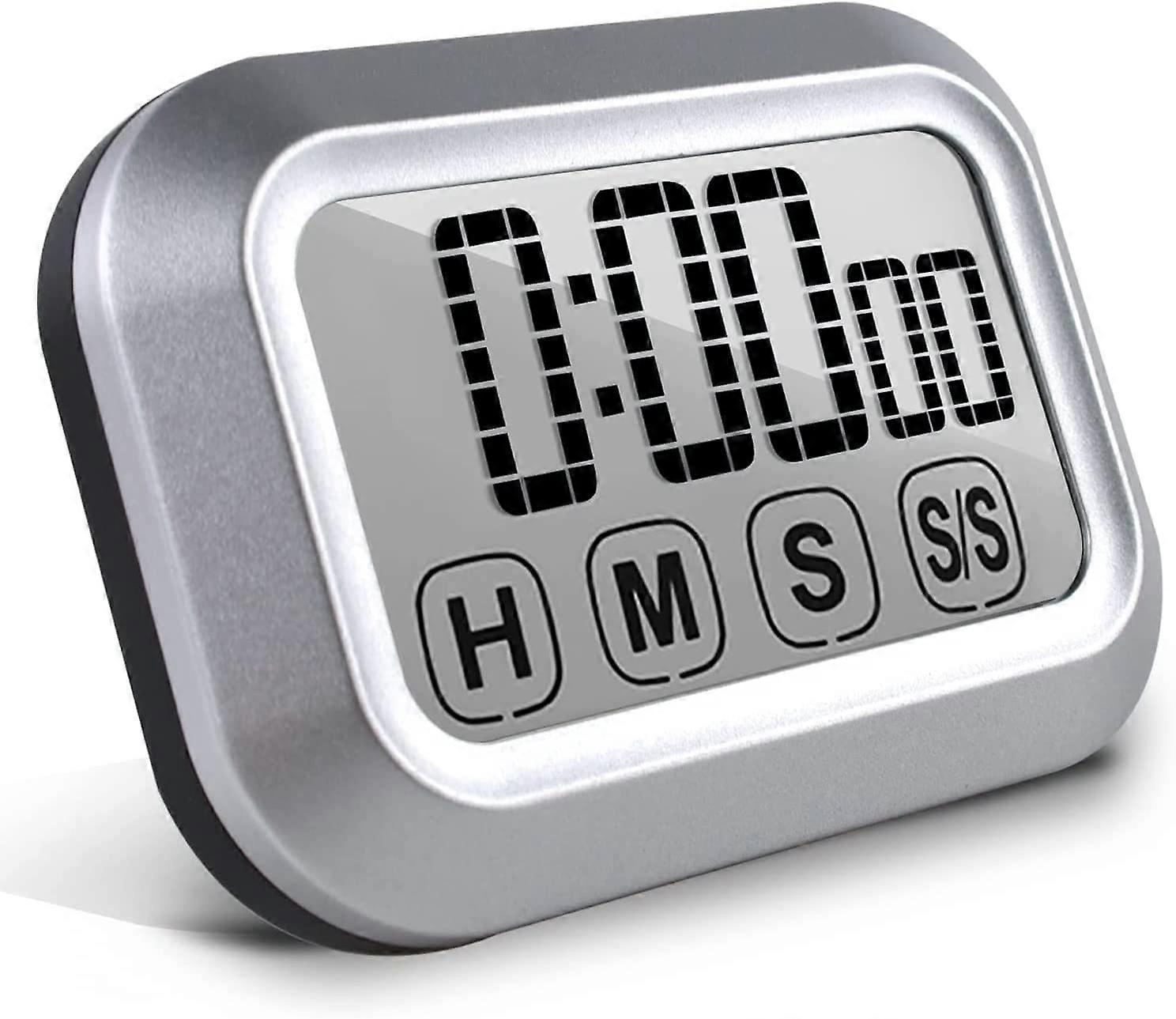 Digitale kookwekker Touch Screen koken, magnetische countdown timer, hoog volume, groot LED-display
