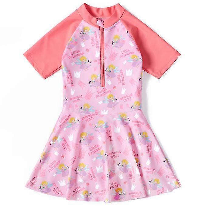 Flickbaddräkter Set Rash Guard Baddräkter för småbarnsflickor