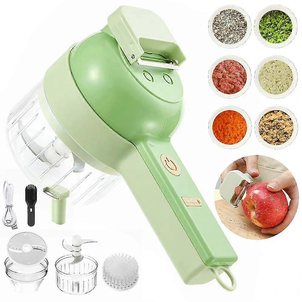 Multifunctional Automatic Vegetable Cutter Usb Kitchen Mashing Garlic Onion Pepper