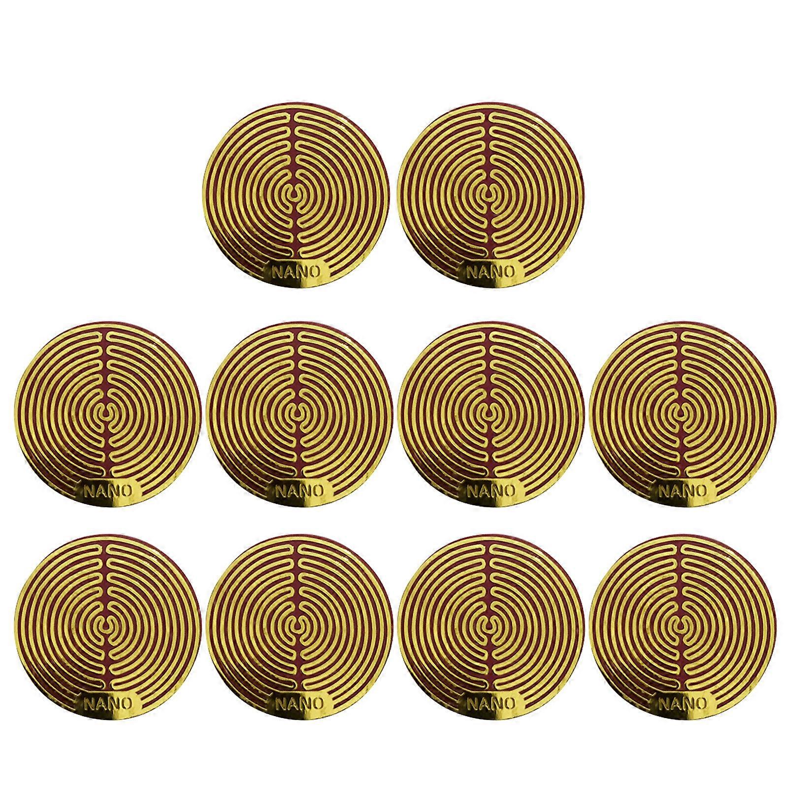 10Pieces EMF הגנה מדבקות טלפון סלולרי מדבקת מגן נגד קרינה