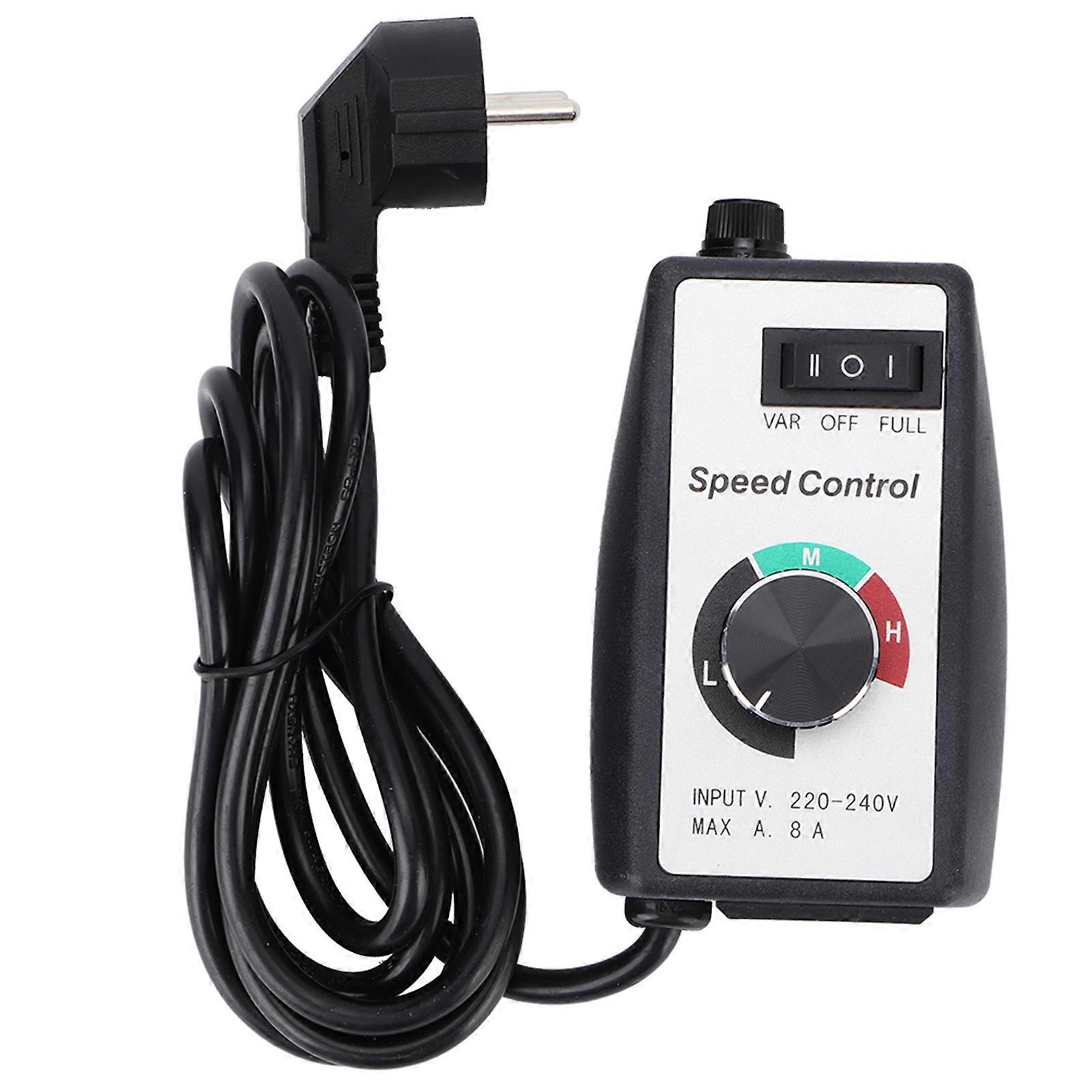 Universal Electronic Stepless Speed Controller Switch Governor for Motor Blower Duct Fan EU 230V