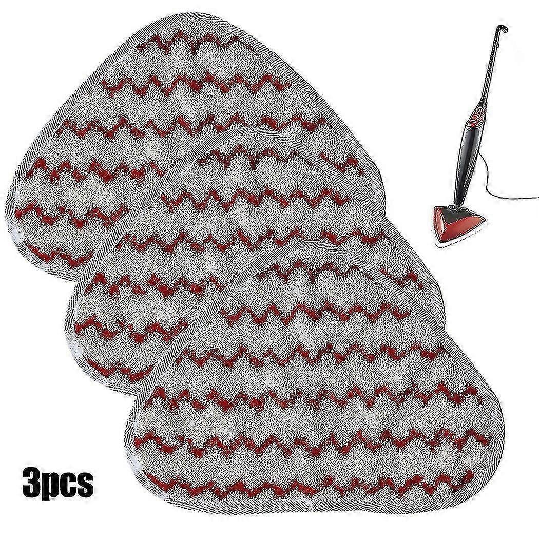 Ys Mikrofiberpute Erstatningstrekk For Vileda-/Ocedar Dampmopp Erstatningstrekk Power Pad Damprensertilbehør 3 stk