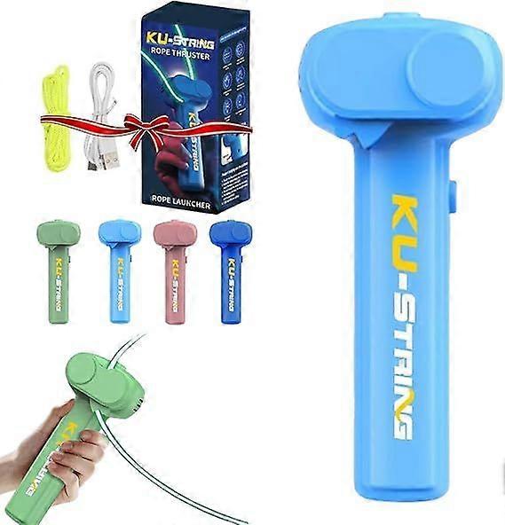 Glow in The Dark Loop Rope Launcher Propeller, Handheld Game Shooter String Toy, Novelty Fun Rope Pressure Reducer