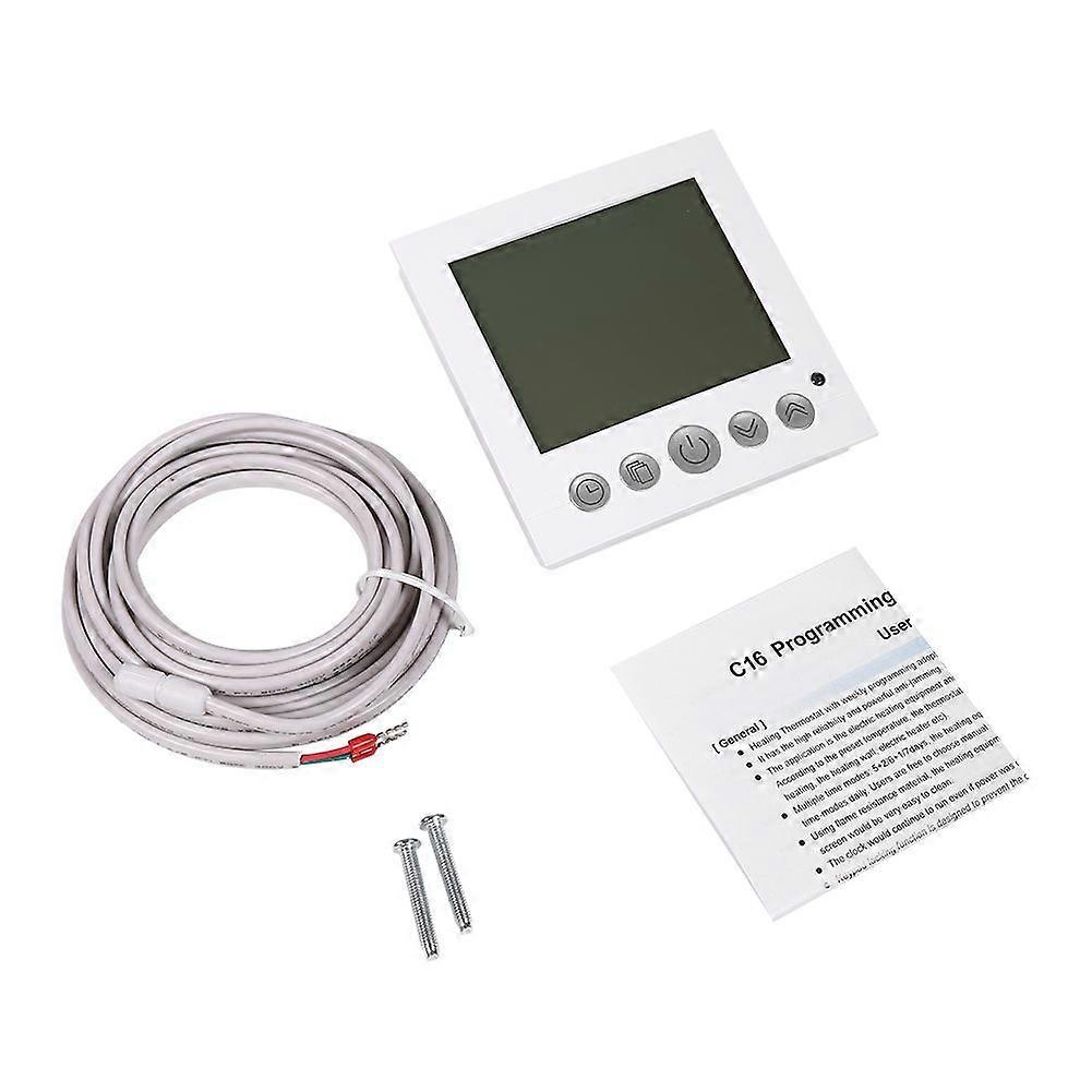 LCD Digital Programmable Thermostat Temperature Controller for Air Condition Floor Heating